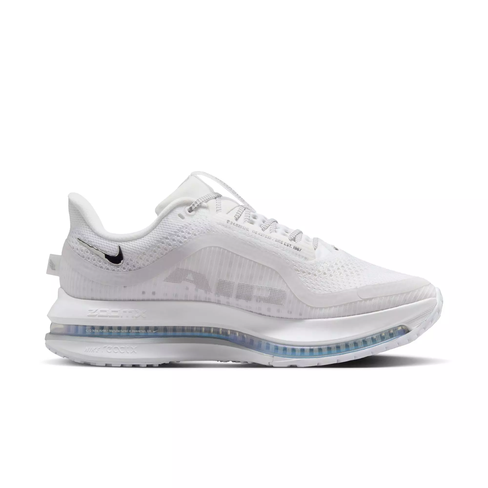 Nike Pegasus Premium "White/Metallic Silver" Women's Road Running Shoe - WHITE/SILVER