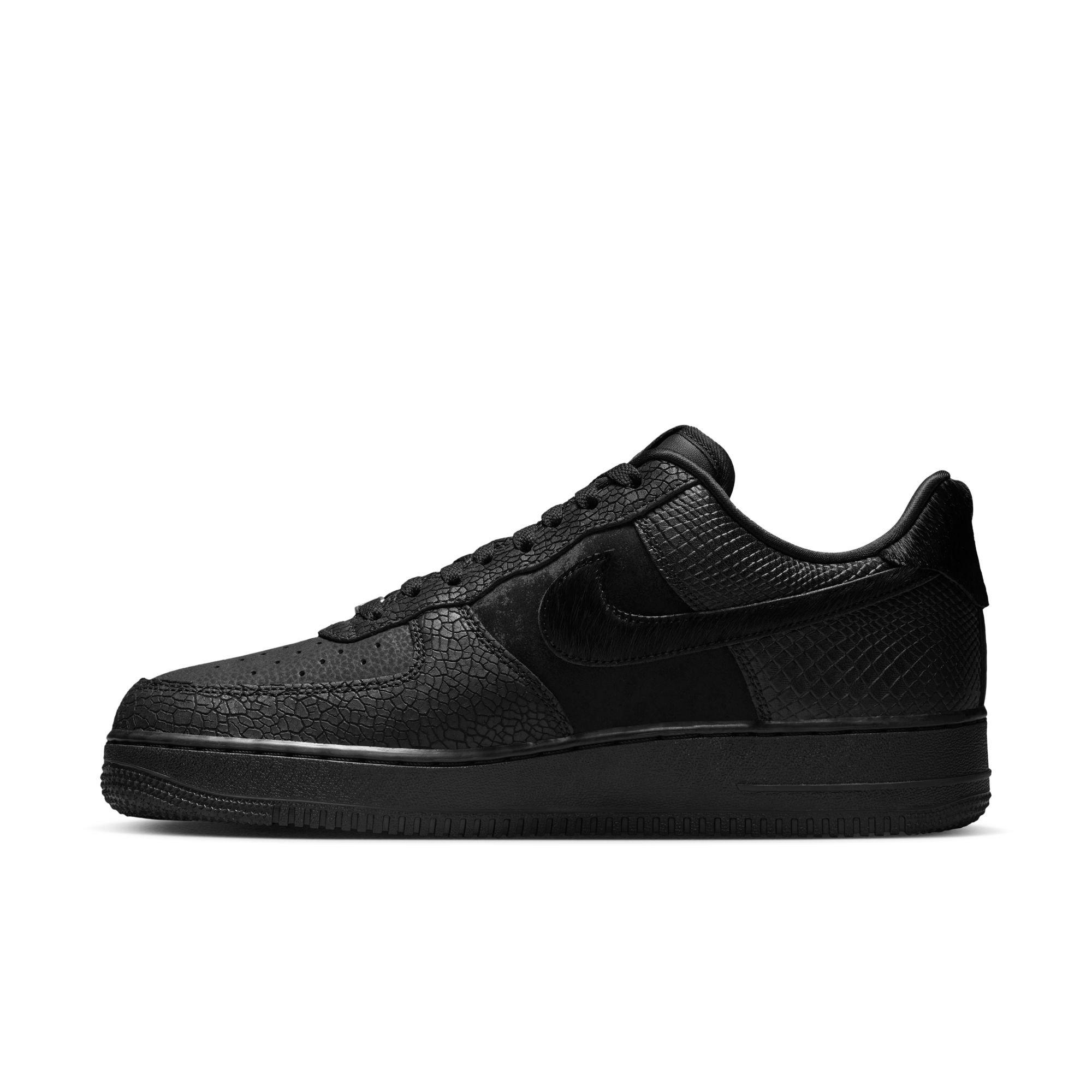 Nike Air Force 1 '07 LX "Black" Men's Shoe - BLACK Thumbnail View 4