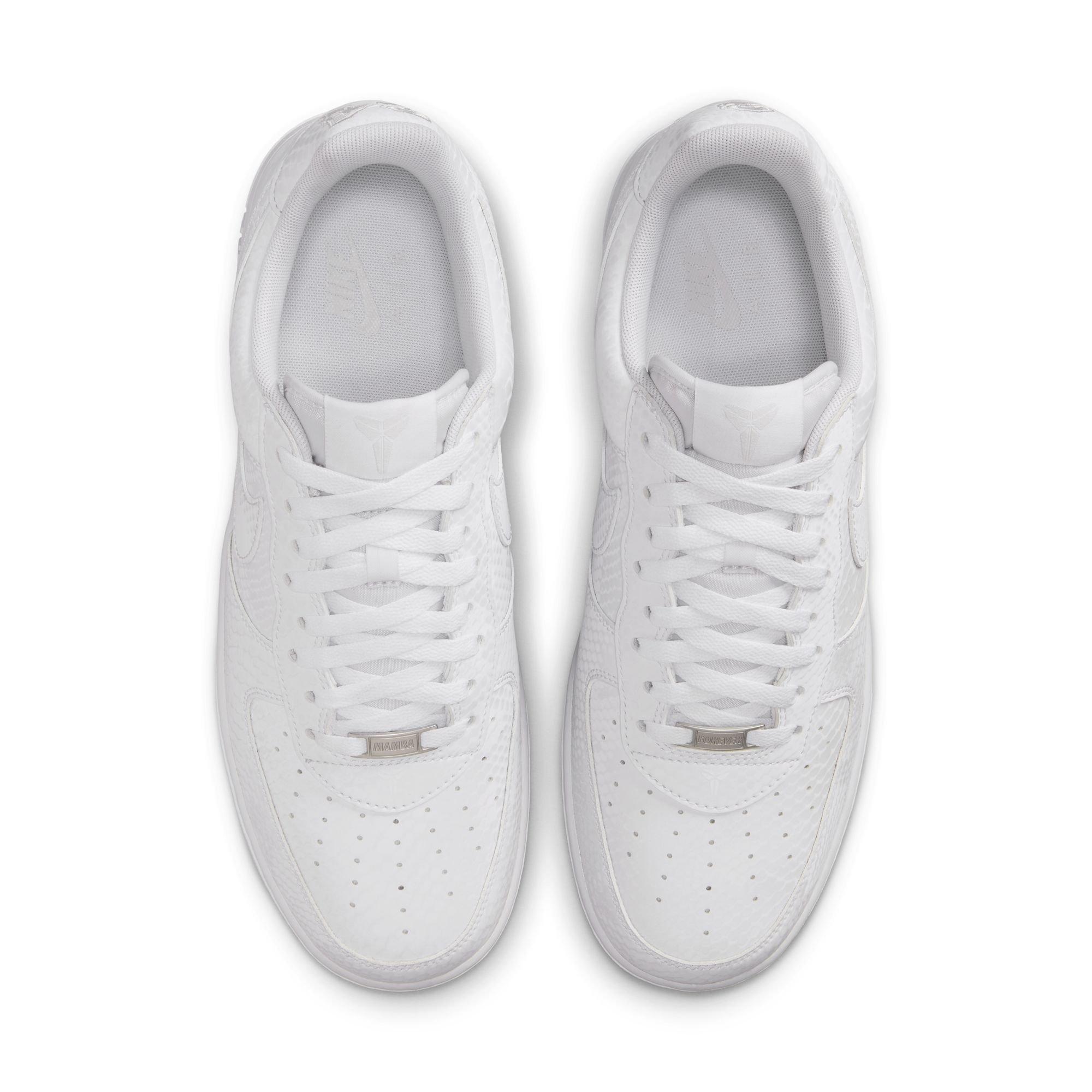 Nike Kobe Air Force 1 Low "White" Men's Shoe - WHITE Thumbnail View 6