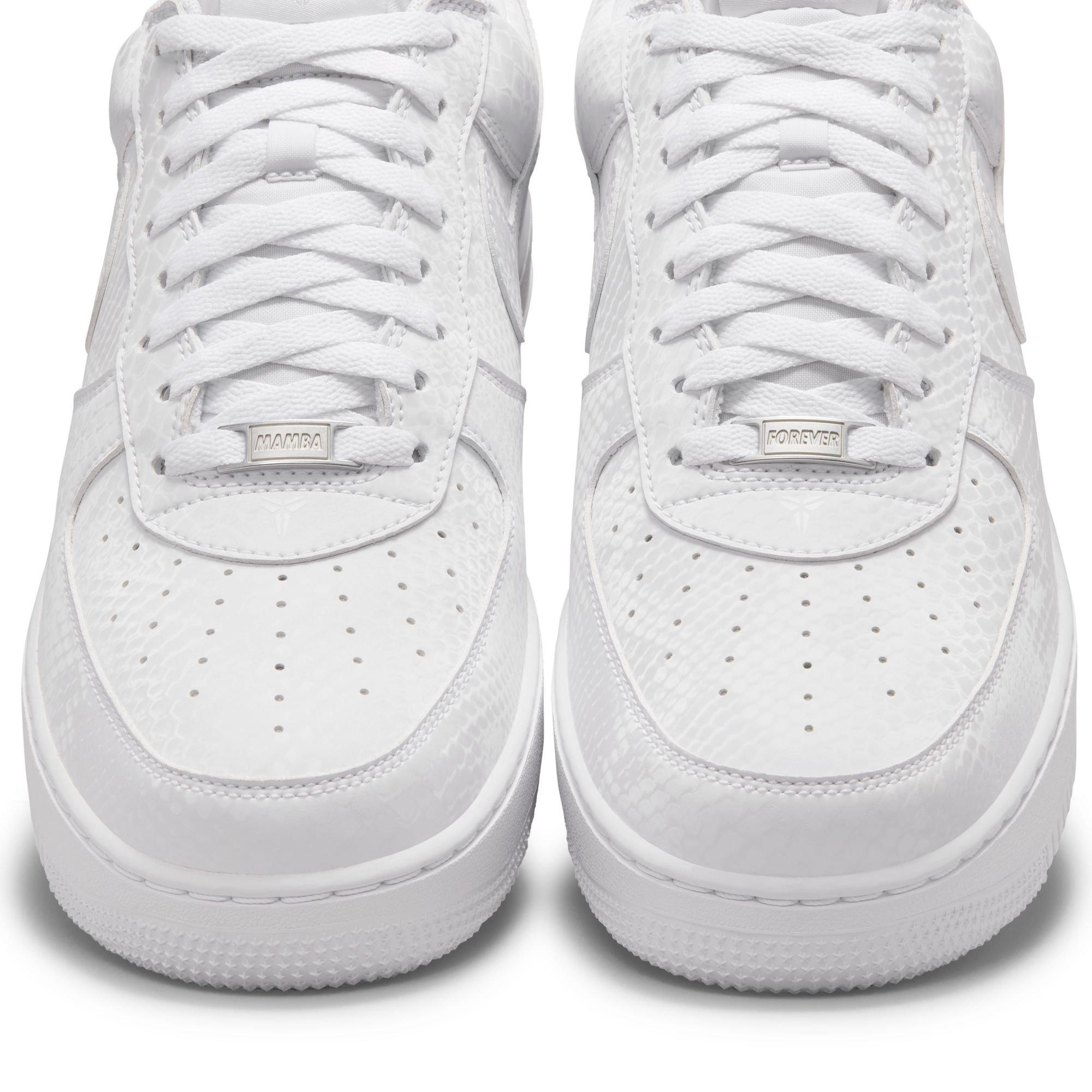 Nike Kobe Air Force 1 Low "White" Men's Shoe - WHITE Thumbnail View 8