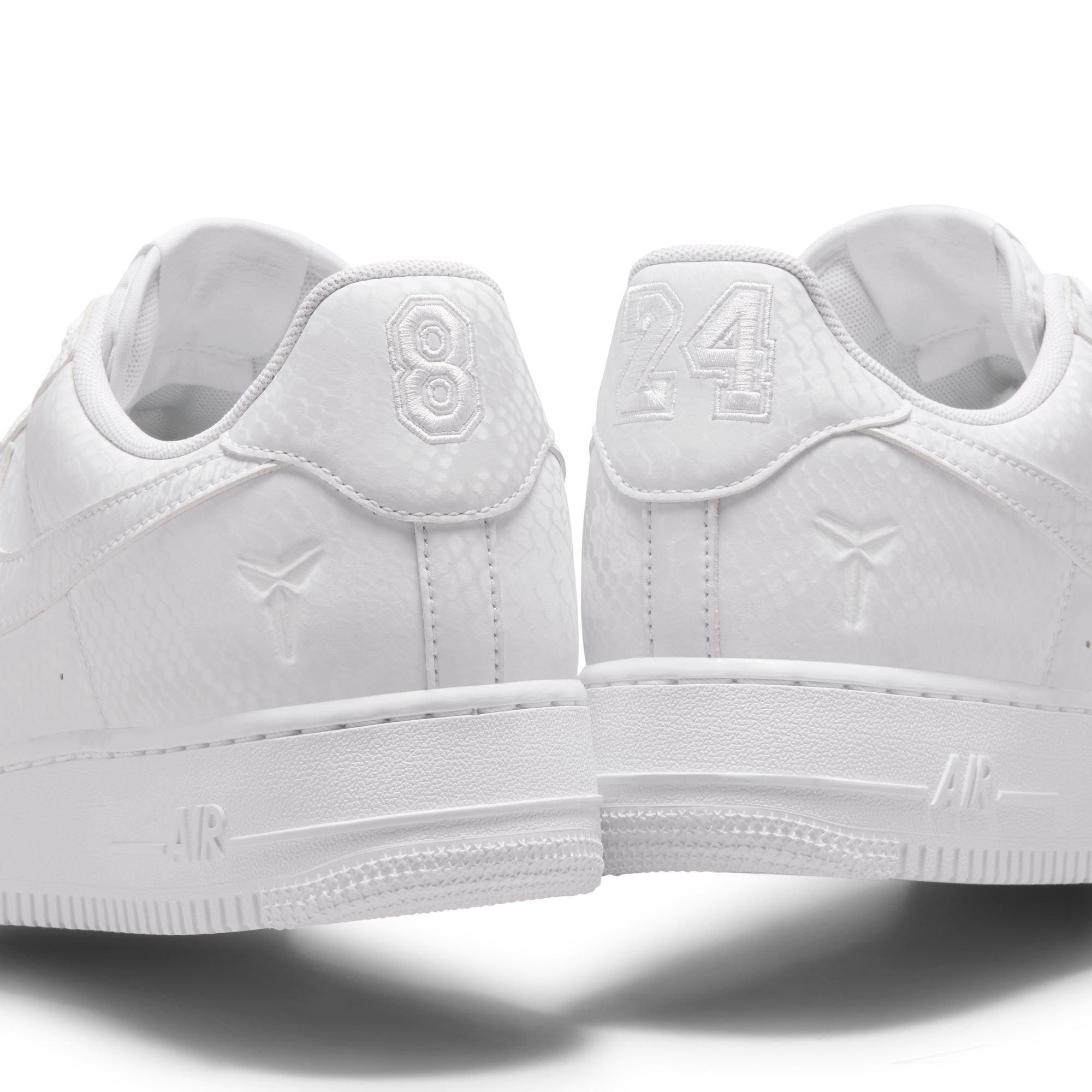 Nike Kobe Air Force 1 Low "White" Men's Shoe - WHITE Thumbnail View 9
