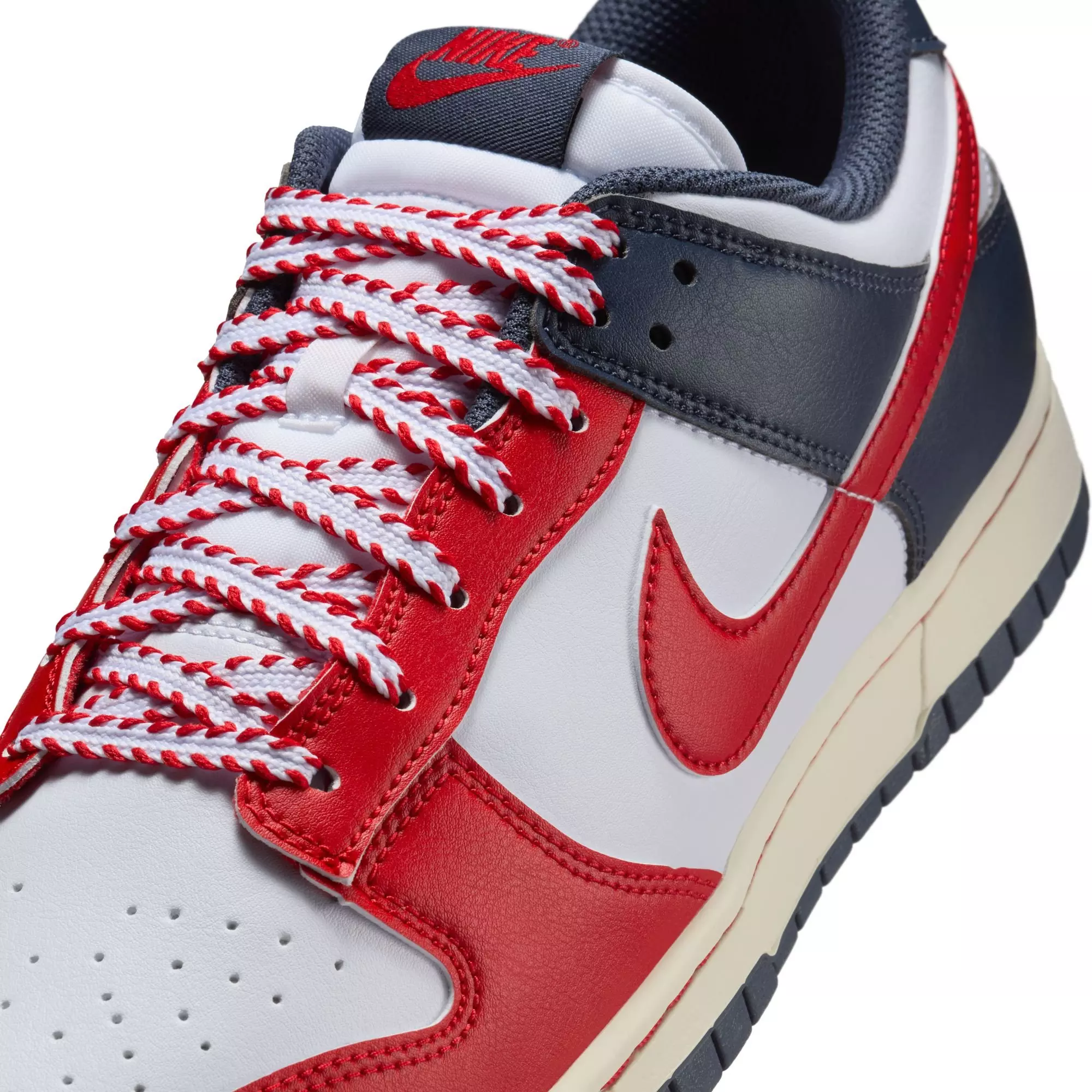 Nike Dunk Low Retro "Red Sox" Men's Shoe - RED/BLUE