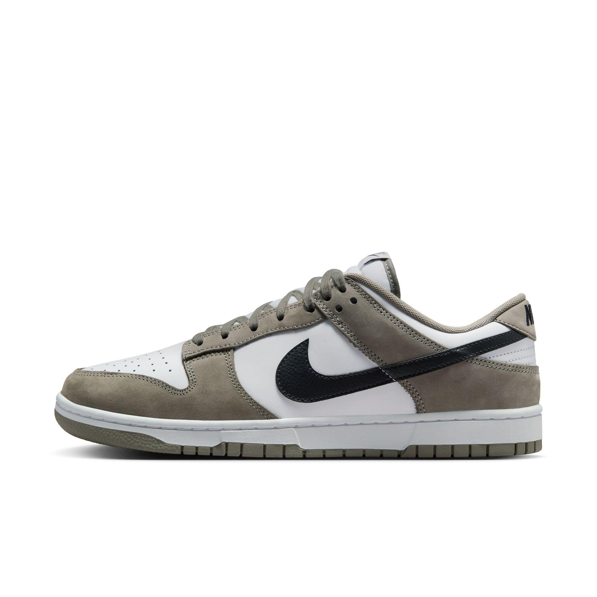 Nike Dunk Low "Light Army/Black/White" Men's Shoe - WHITE/BLACK Thumbnail View 3