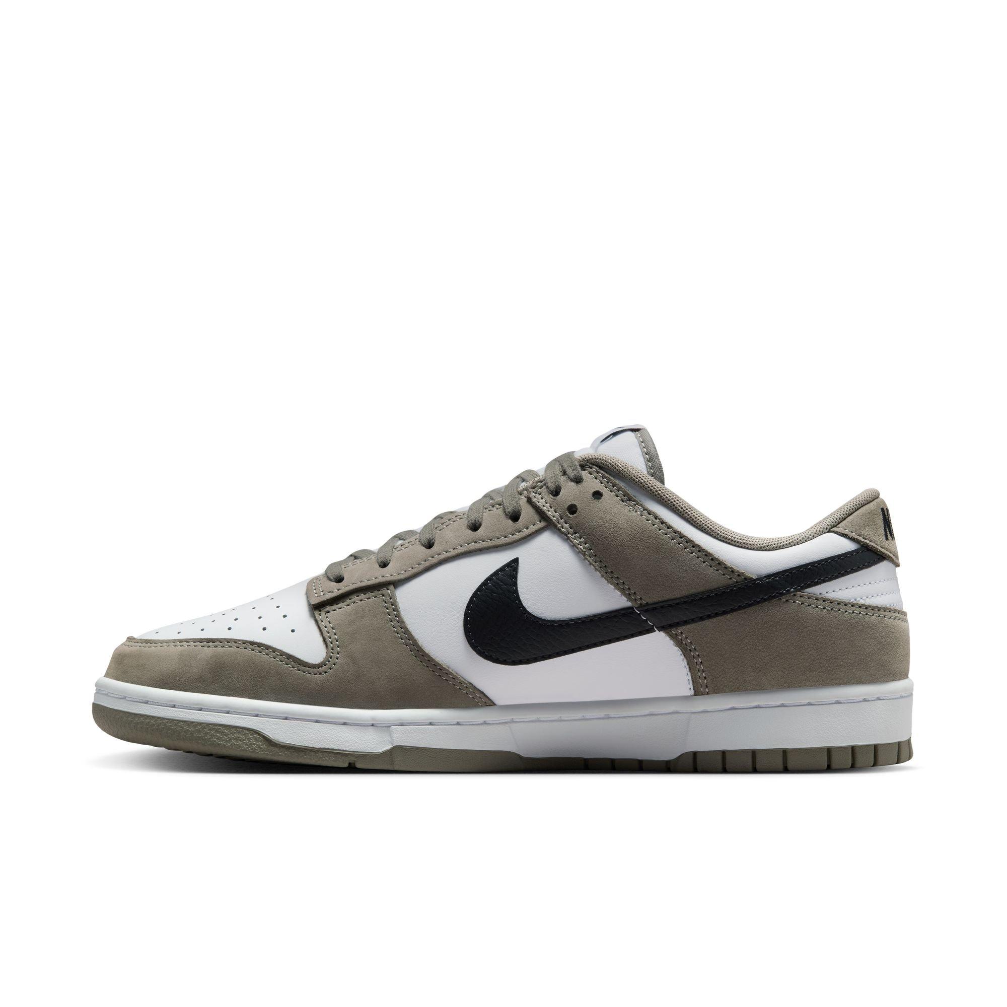 Nike Dunk Low "Light Army/Black/White" Men's Shoe - WHITE/BLACK Thumbnail View 4