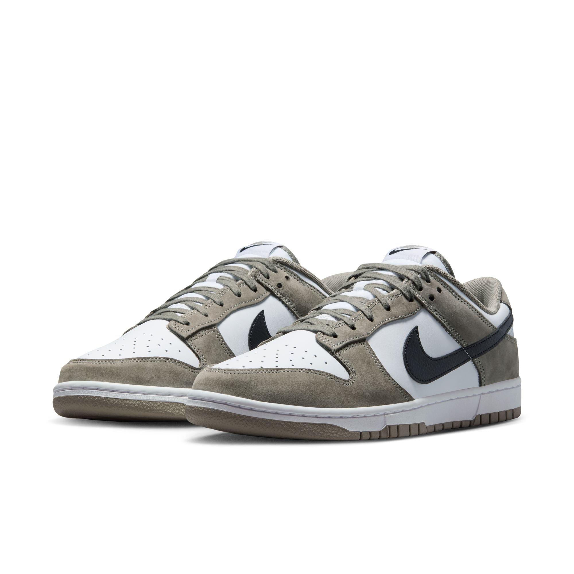 Nike Dunk Low "Light Army/Black/White" Men's Shoe - WHITE/BLACK Thumbnail View 5