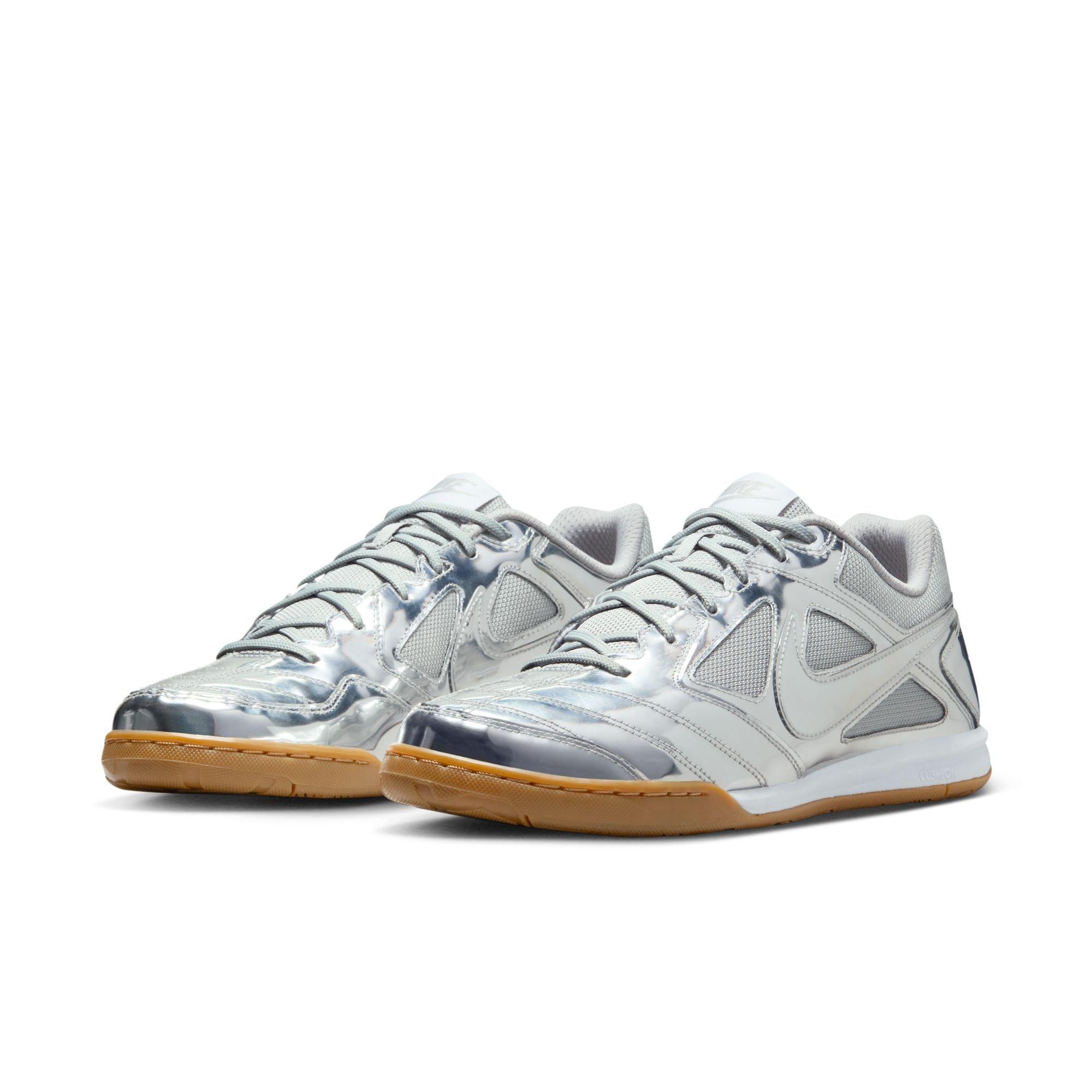 Nike Gato LV8 "Metallic Silver/White​" Men's Shoe - SILVER Thumbnail View 5