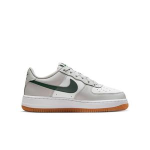Nike Air Force 1 "Photon Dust/White/Fir/Gum Med Brown" Grade School Boys' Shoe