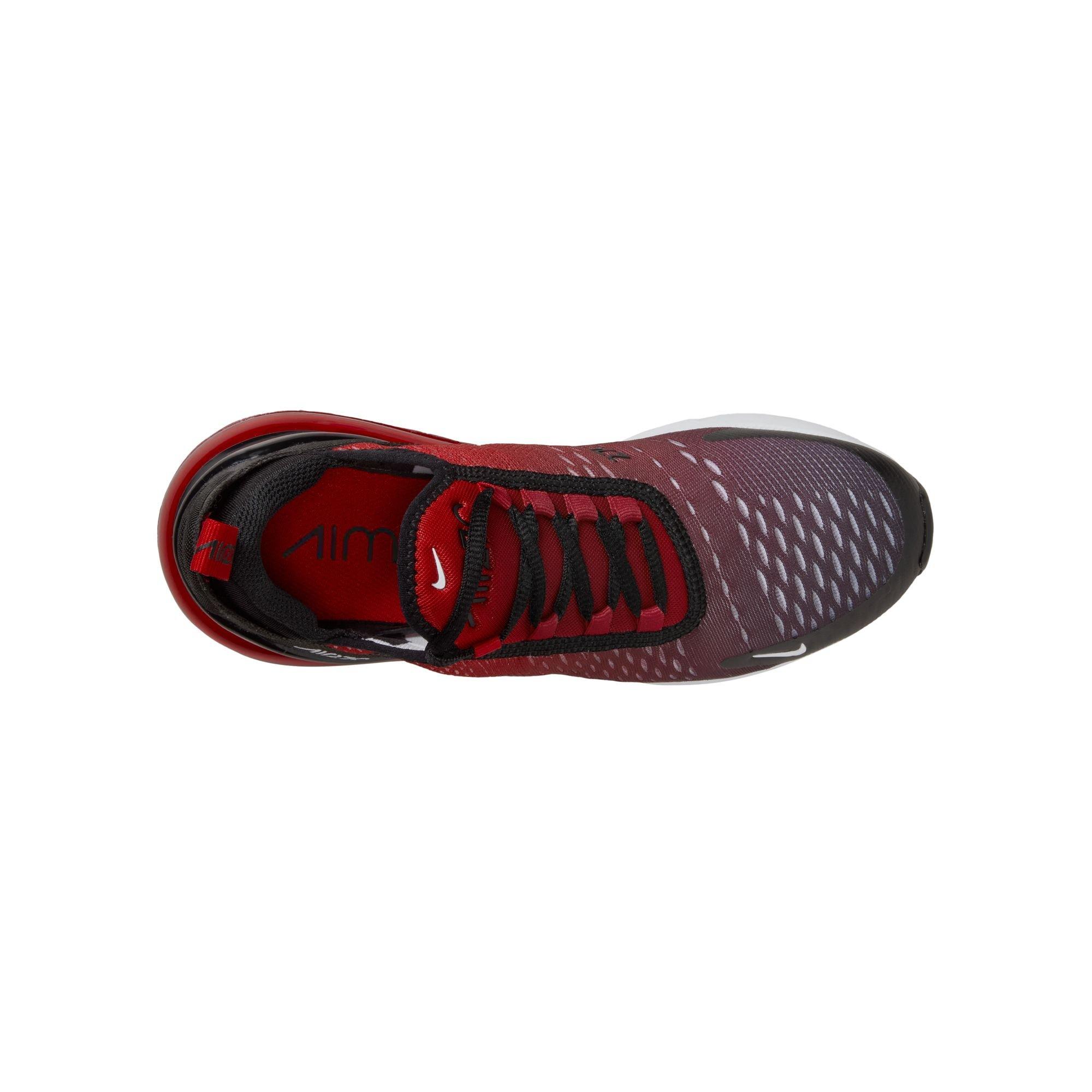Nike Air Max 270 Grade School Boys' "Gym Red/White/Black" Shoe