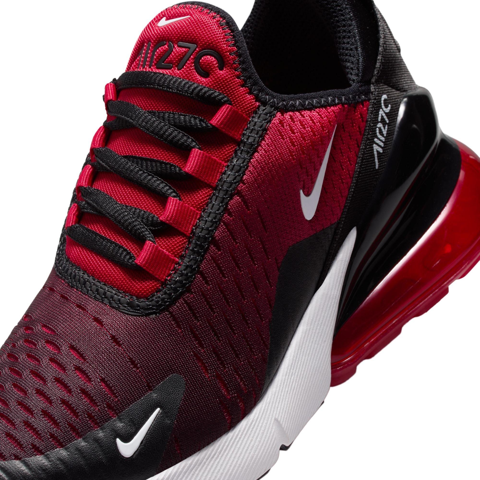 Nike Air Max 270 Grade School Boys' "Gym Red/White/Black" Shoe