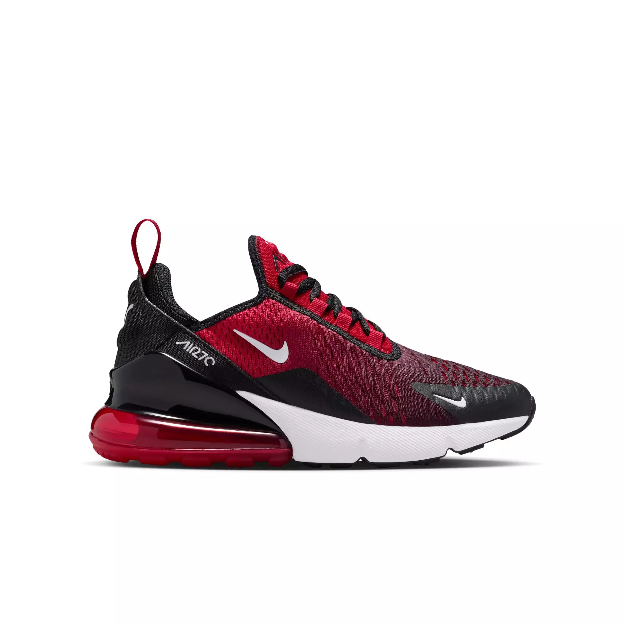 Nike Air Max 270 "Gym Red/White/Black" Grade School Boys' Shoe - RED/BLACK