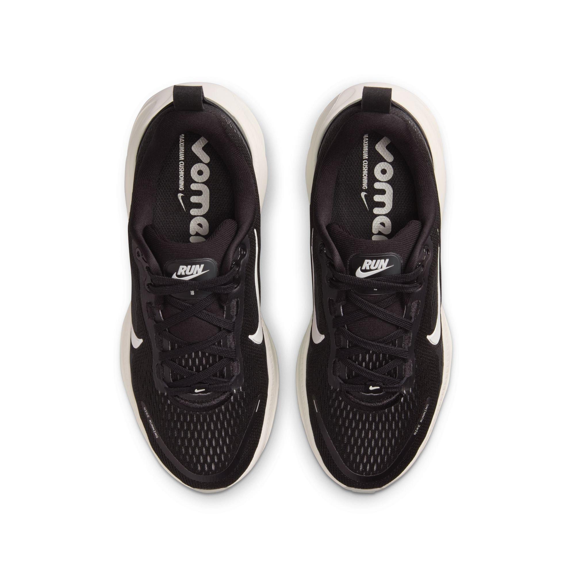 Nike Vomero 18 Grade School Boys' "Black/Summit White/Coconut Milk/Iron Ore" Running Shoe