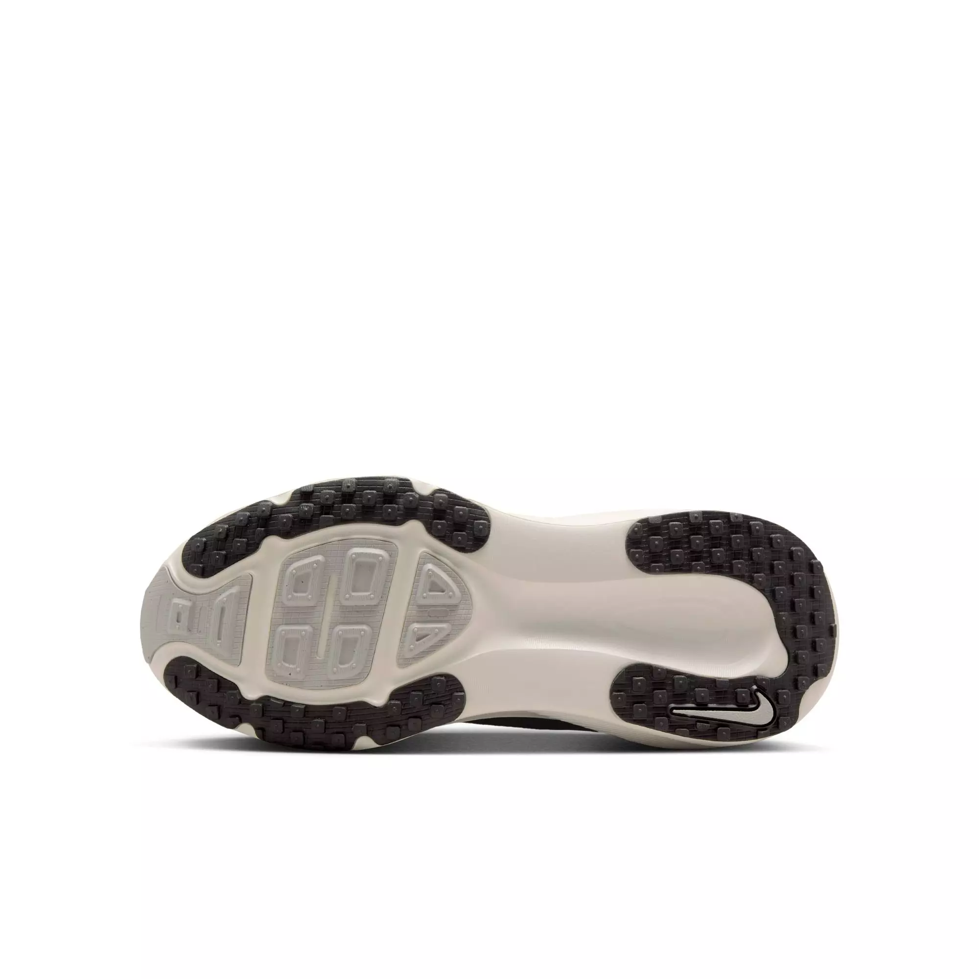 Nike Vomero 18 "Black/Summit White/Coconut Milk/Iron Ore" Grade School Boys' Running Shoe - BLACK/WHITE