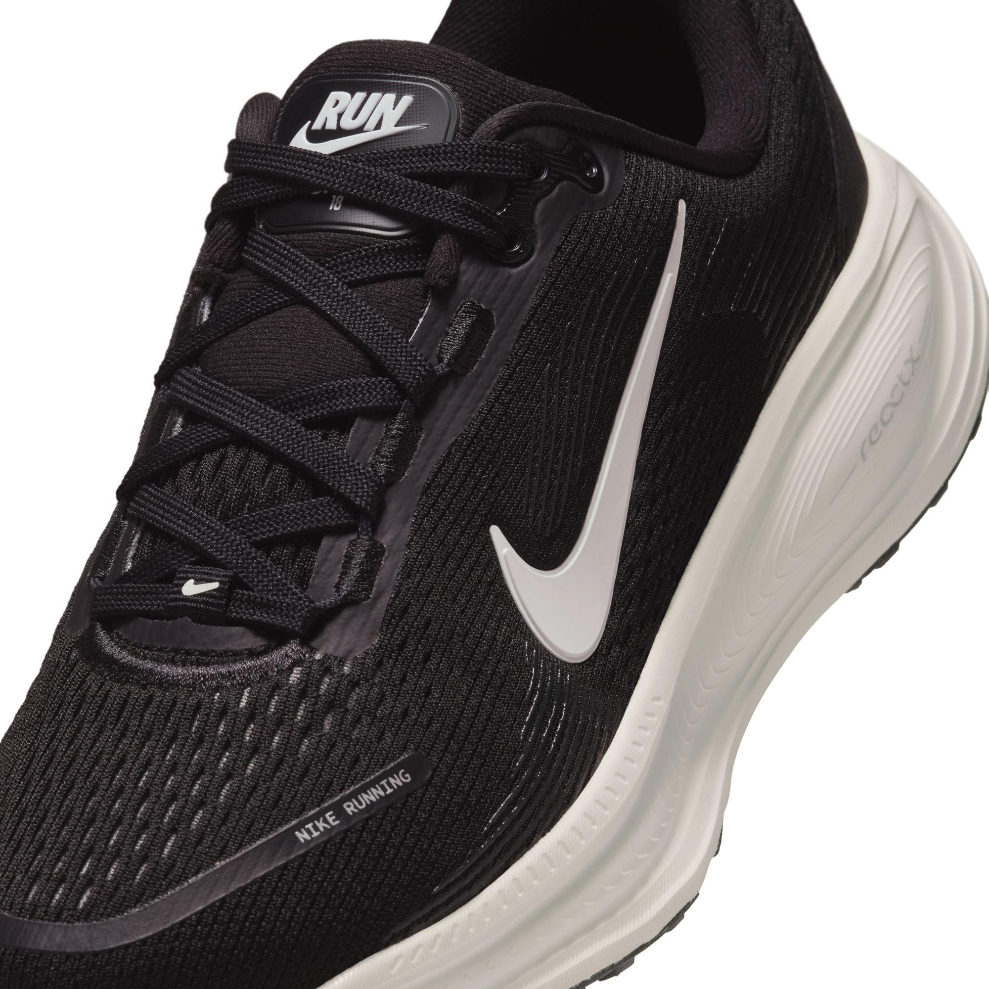 Nike Vomero 18 Grade School Boys' "Black/Summit White/Coconut Milk/Iron Ore" Running Shoe