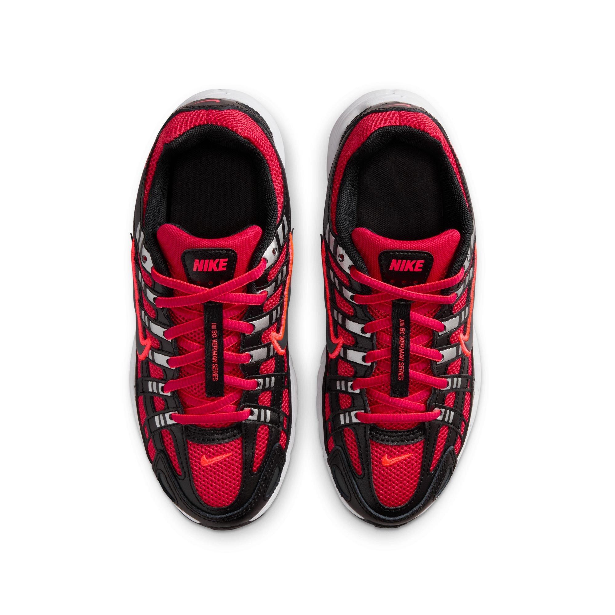 Nike P-6000 Grade School Boys' "University Red/Black/Metallic Silver" Shoe