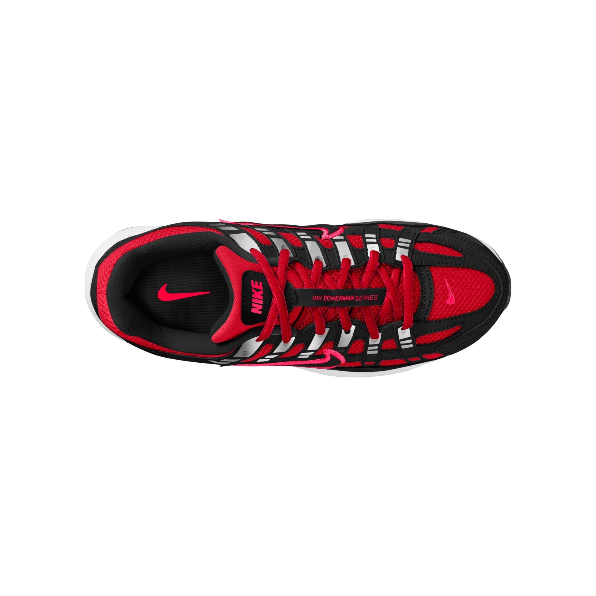 Nike P-6000 Grade School Boys' "University Red/Black/Metallic Silver" Shoe