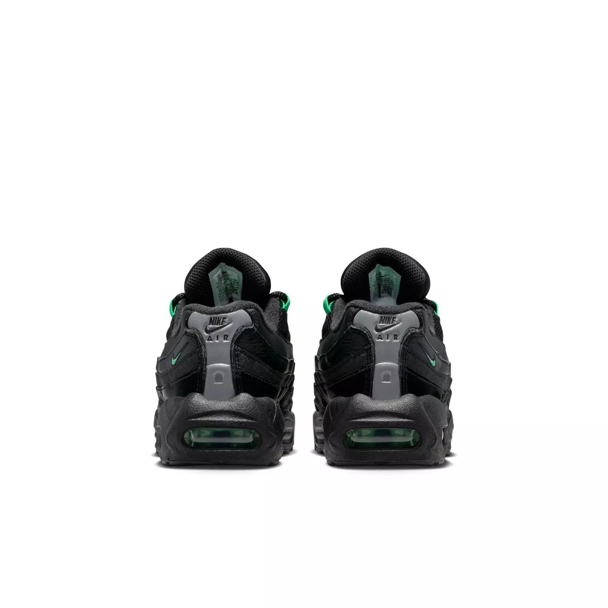 Nike Air Max 95 Recraft "Black/Green Shock/Pearl Grey" Preschool Boys' Shoe - BLACK/GREEN
