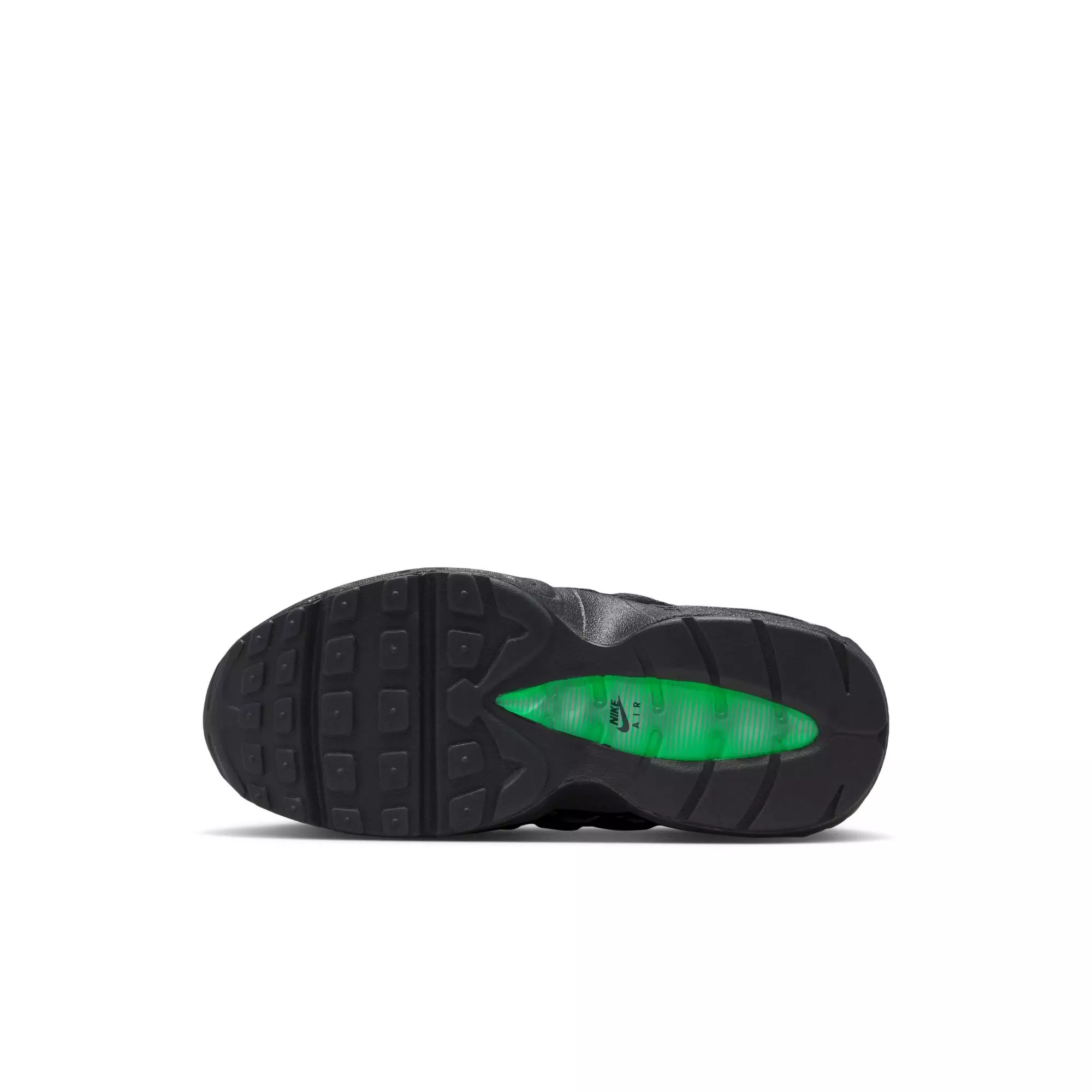 Nike Air Max 95 Recraft "Black/Green Shock/Pearl Grey" Preschool Boys' Shoe - BLACK/GREEN