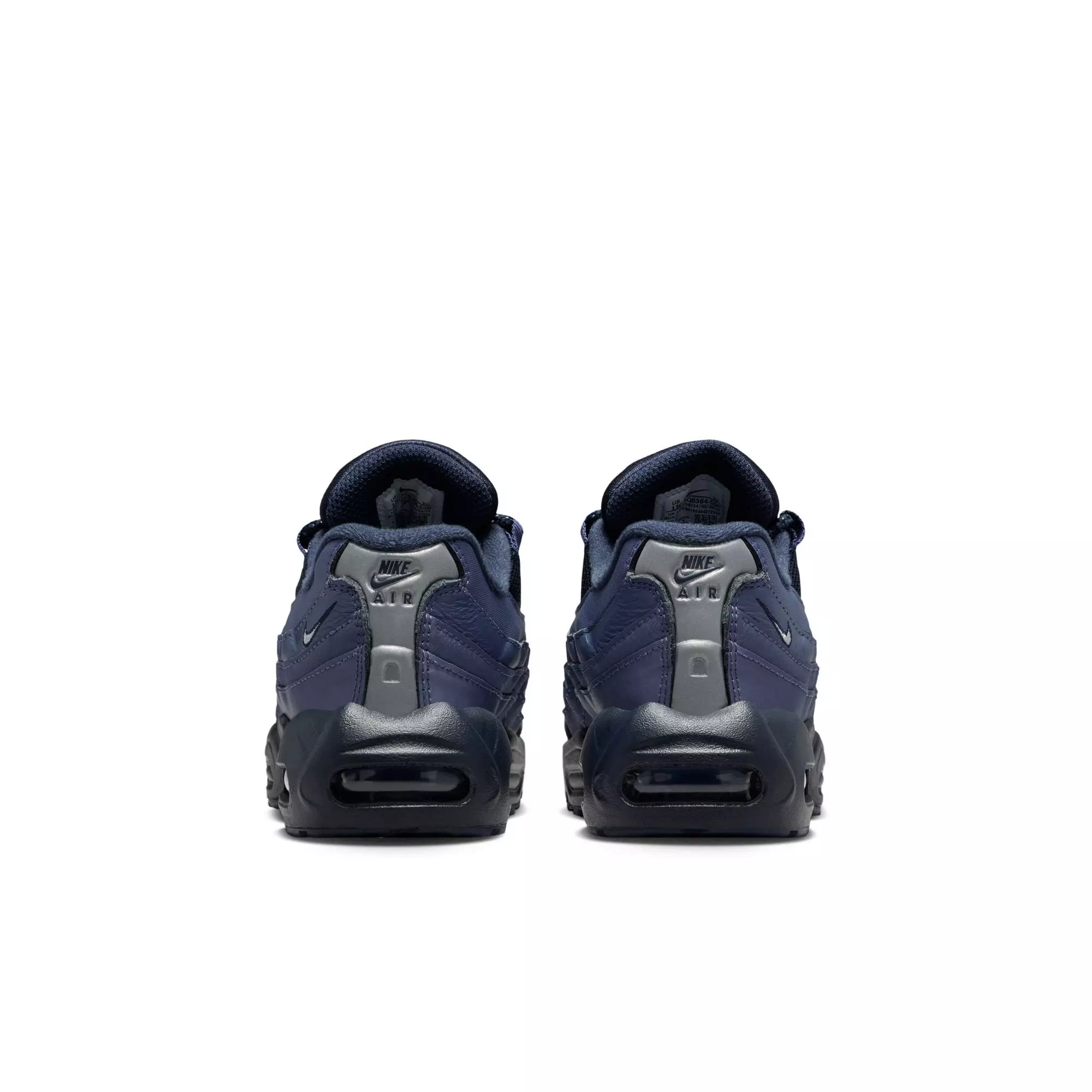 Nike Air Max 95 Recraft "Sanded Purple/Wolf Grey/Obsidian" Preschool Boys' Shoe - BLACK/PURPLE