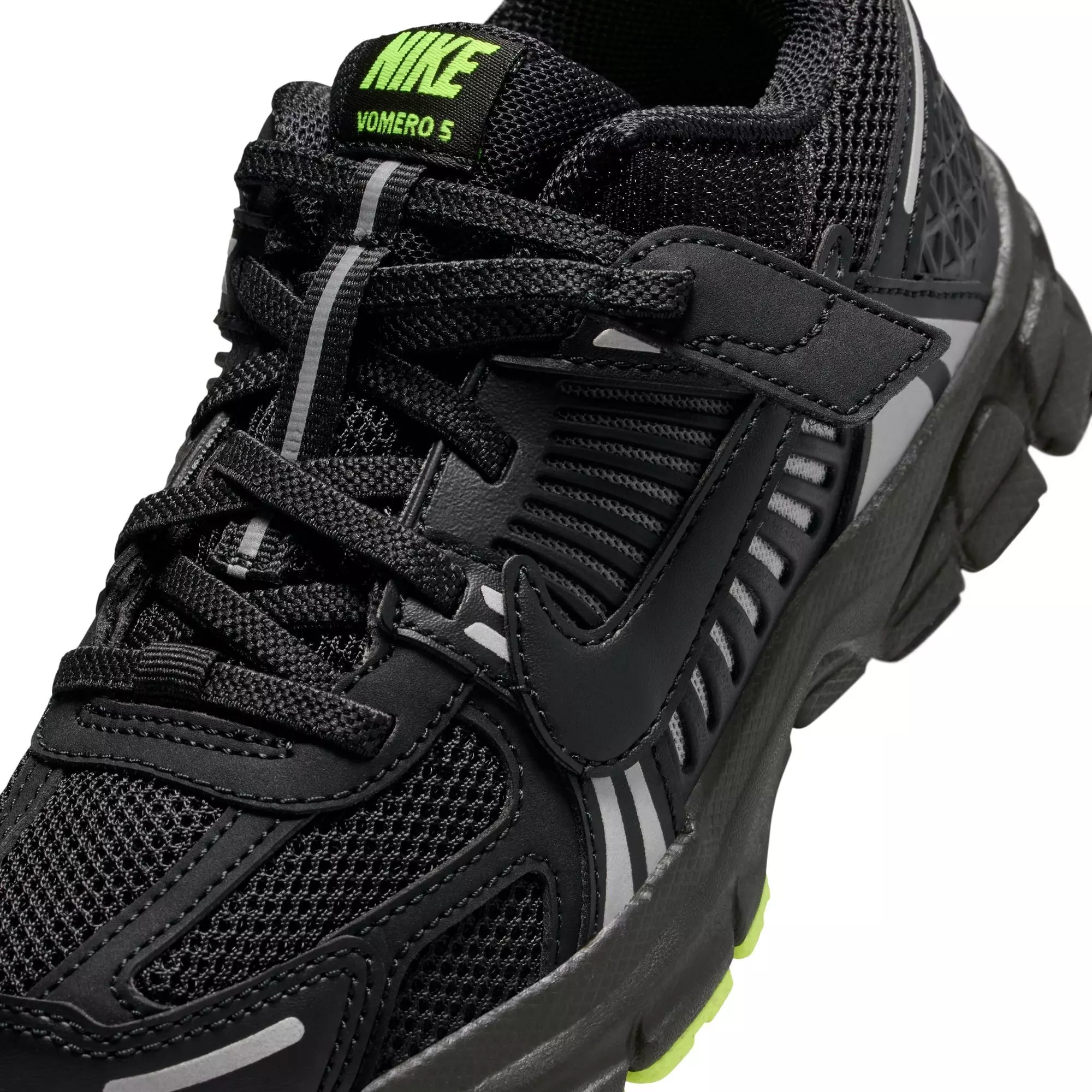 Nike Vomero 5 "Black/Volt" Preschool Boys' Shoe - BLACK/VOLT
