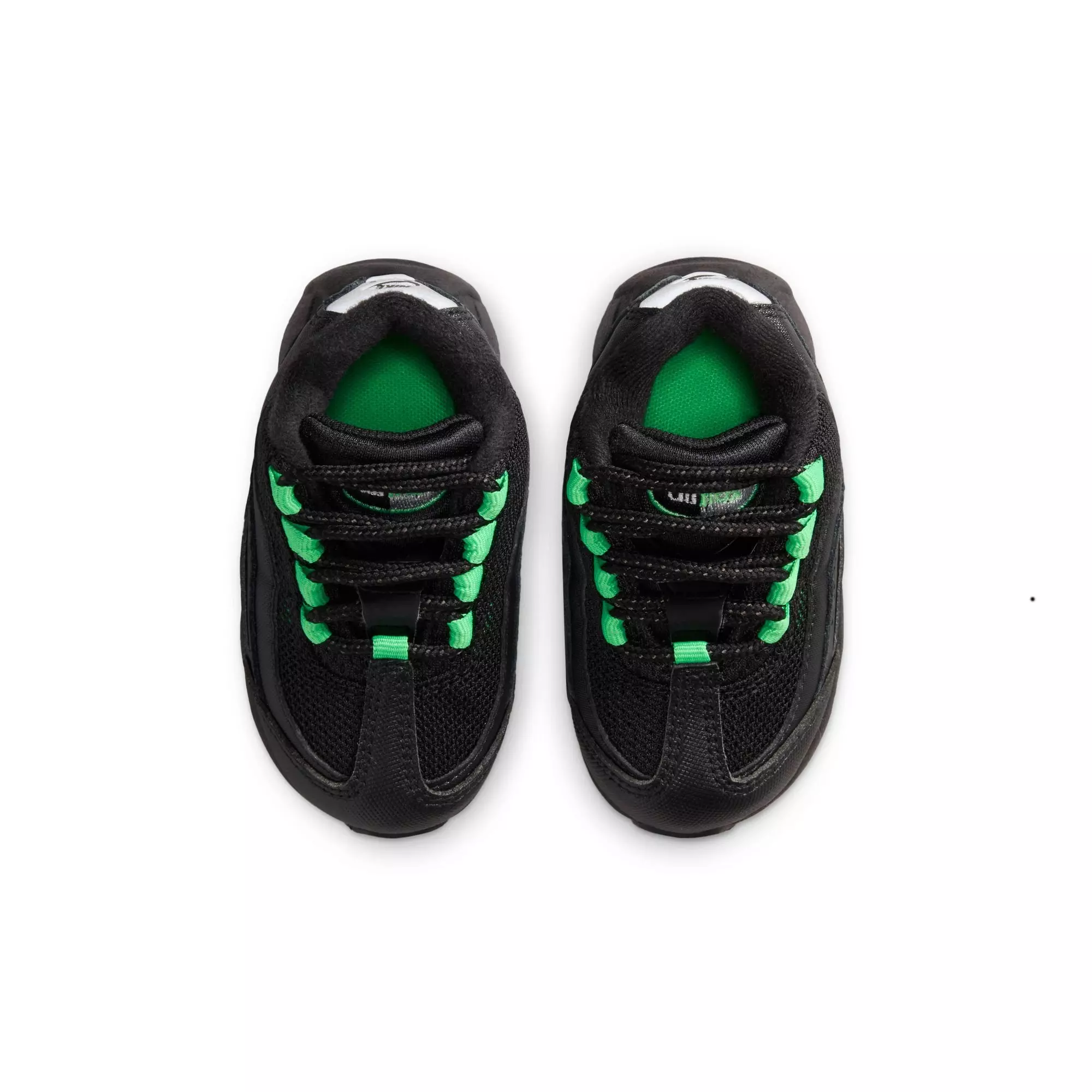 Nike Air Max 95 Recraft "Black/Green Shock/Pearl Grey" Toddler Boys' Shoe - BLACK/GREEN