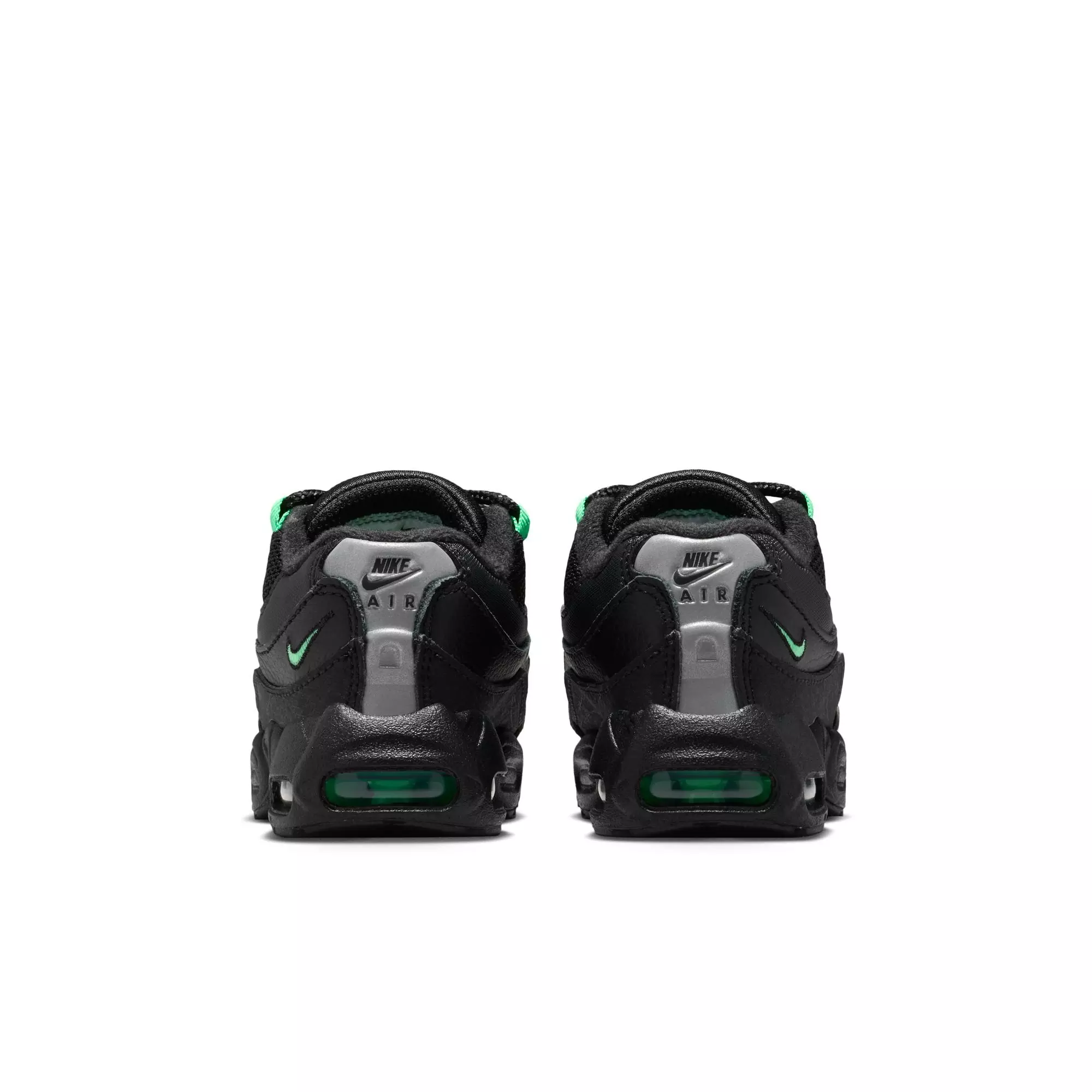 Nike Air Max 95 Recraft "Black/Green Shock/Pearl Grey" Toddler Boys' Shoe - BLACK/GREEN