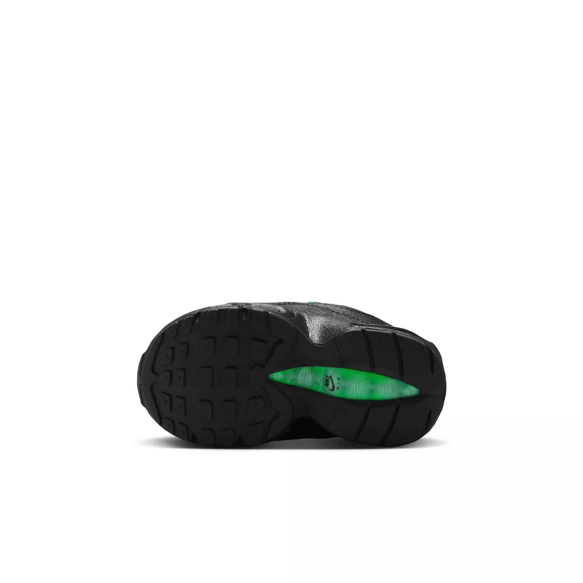Nike Air Max 95 Recraft "Black/Green Shock/Pearl Grey" Toddler Boys' Shoe - BLACK/GREEN