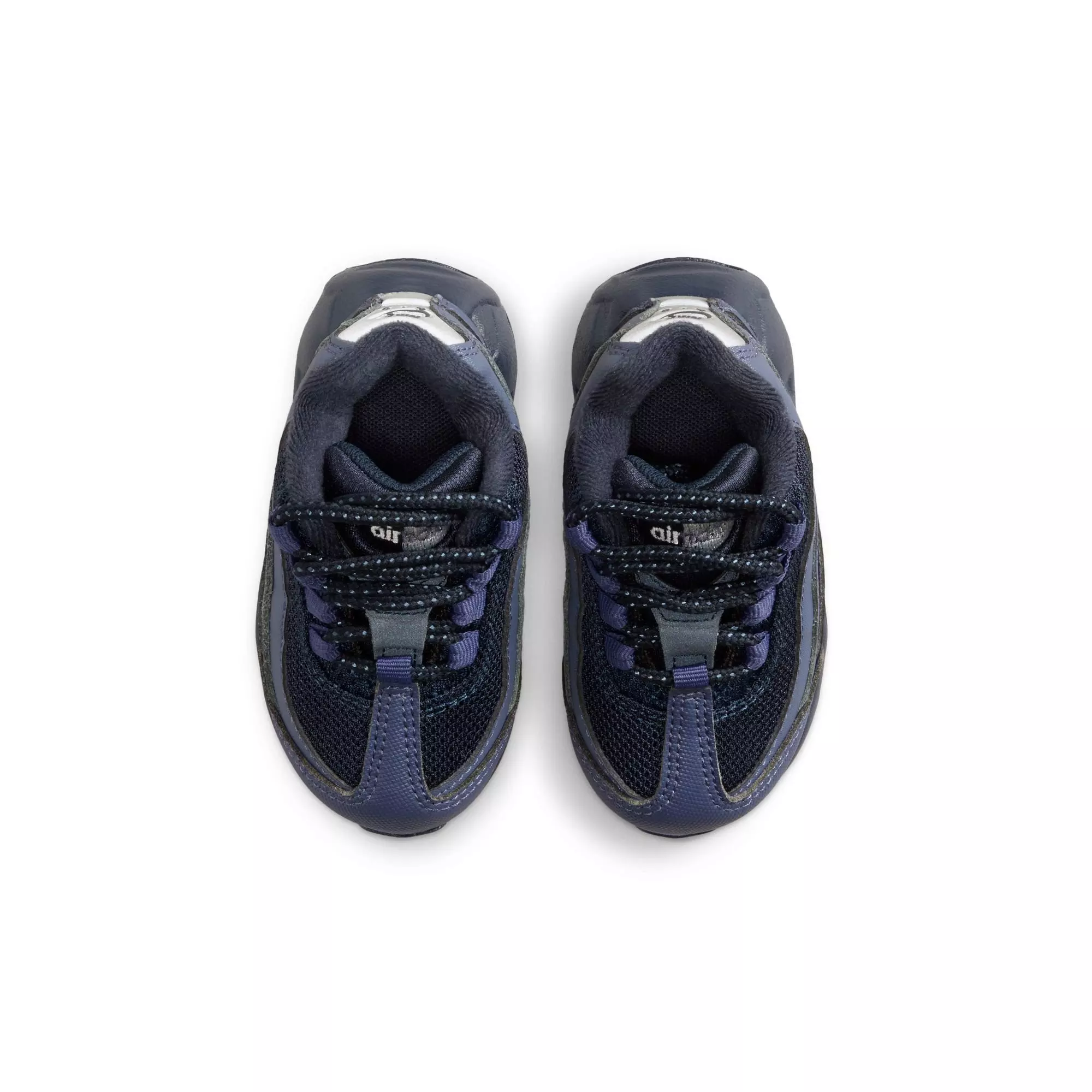 Nike Air Max 95 Recraft "Sanded Purple/Wolf Grey/Obsidian" Toddler Boys' Shoe - BLACK/PURPLE