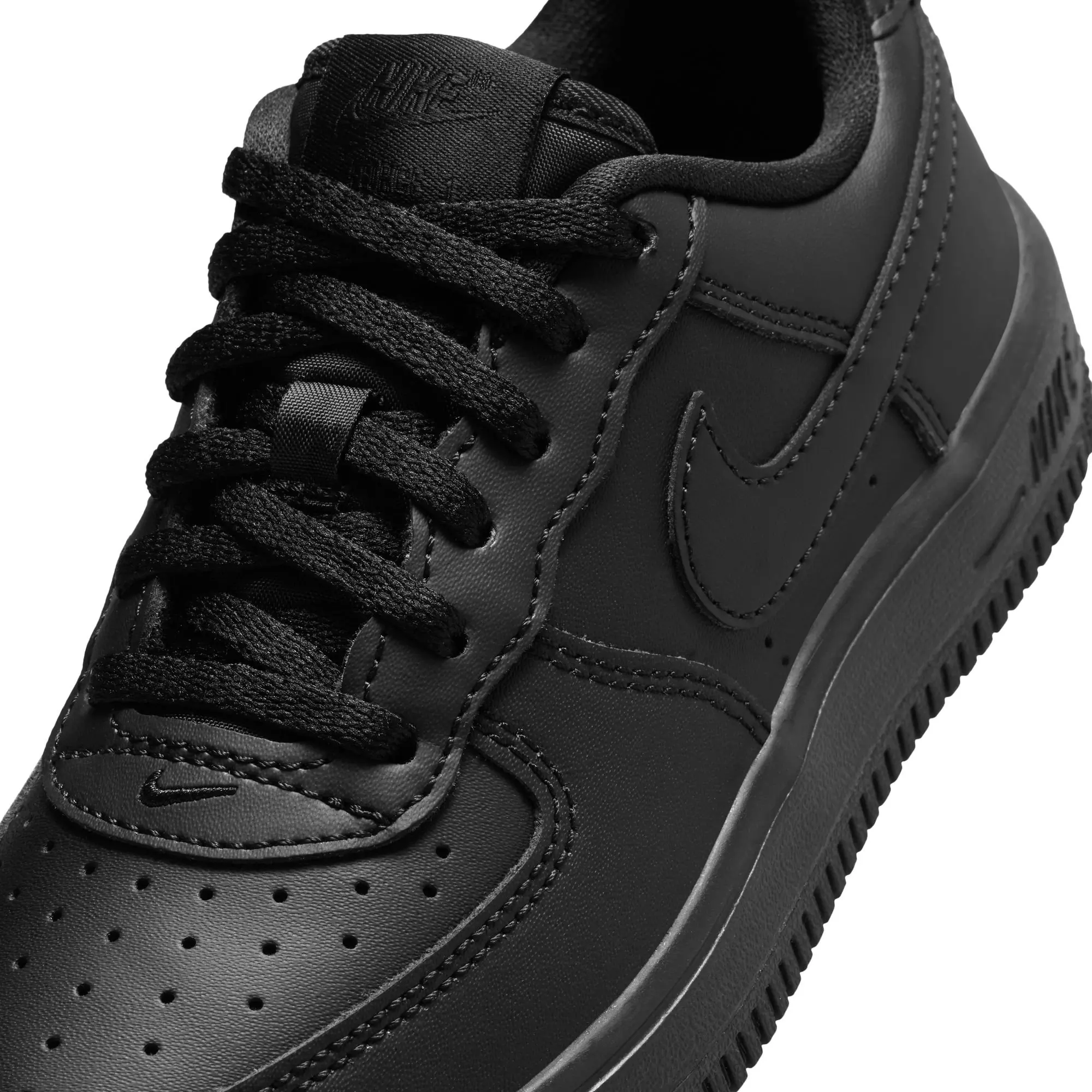 Nike Air Force 1 "Black" Preschool Boys' Shoe - BLACK