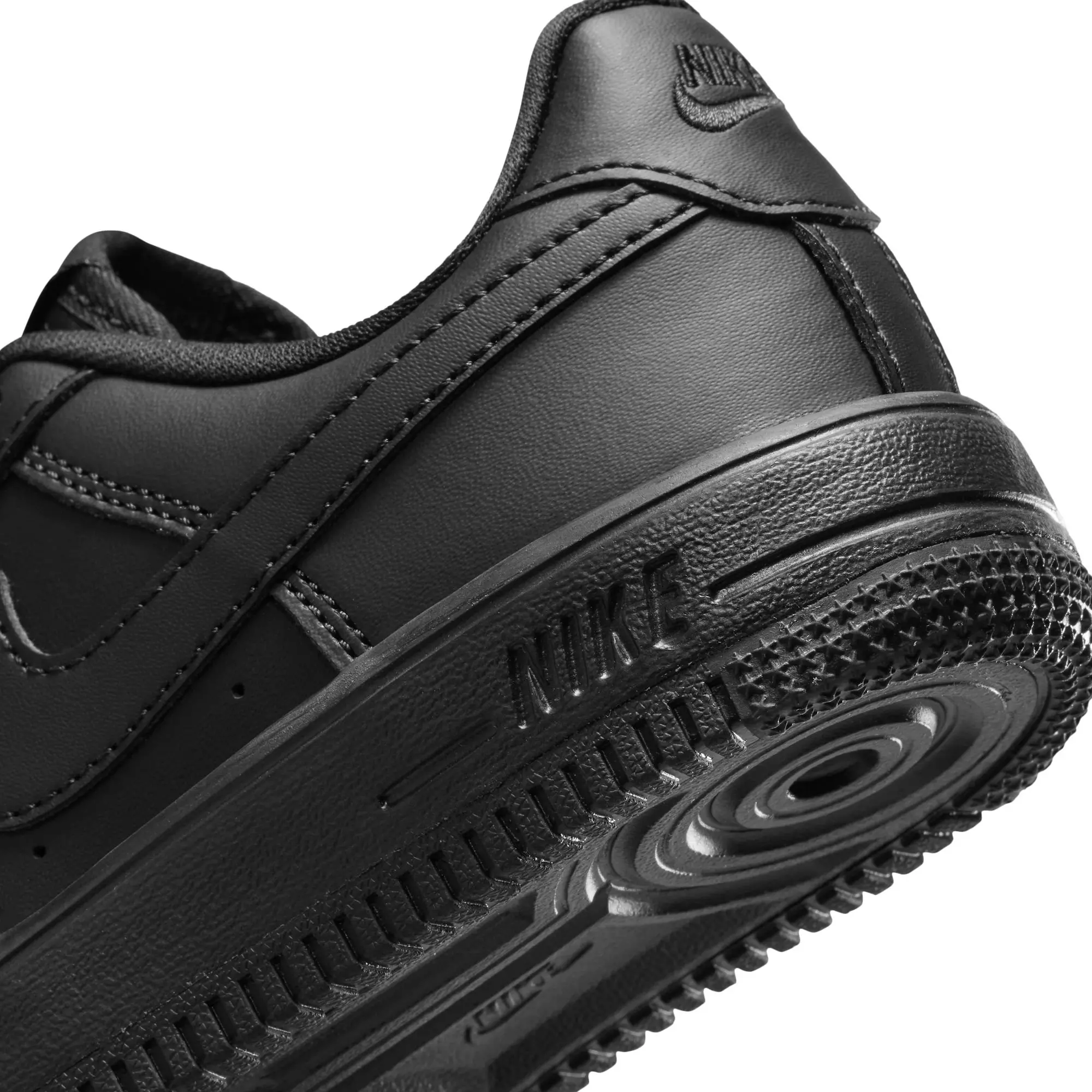 Nike Air Force 1 "Black" Preschool Boys' Shoe - BLACK