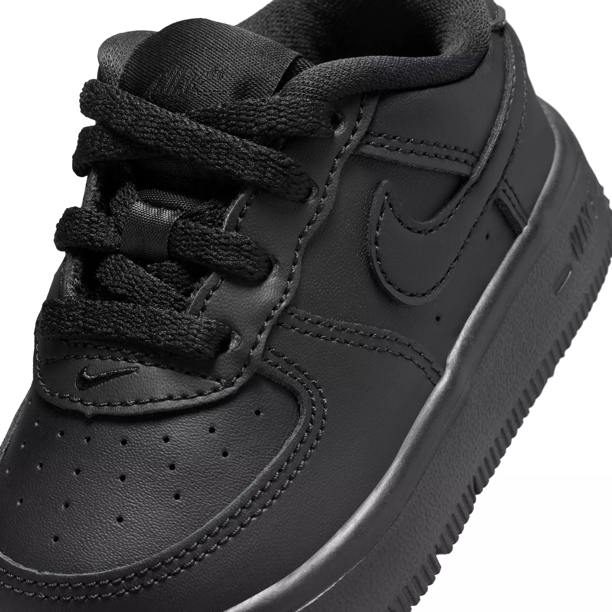 Nike Air Force 1 "Black" Toddler Boys' Shoe - BLACK