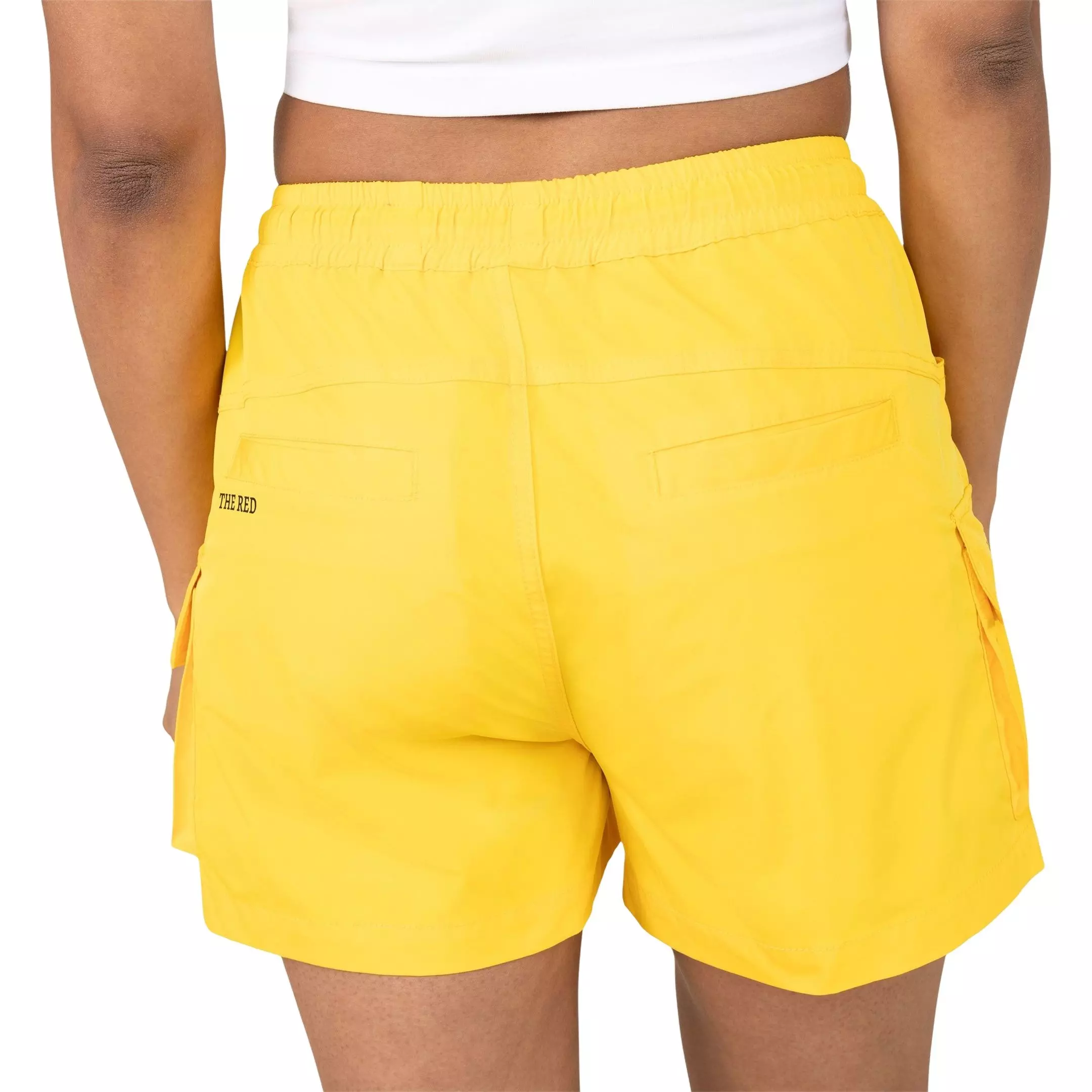 Smoke Rise Women's Woven Cargo Shorts - Speed Yellow - YELLOW