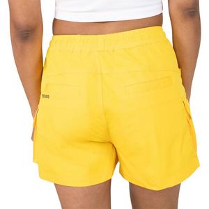 Smoke Rise Women's Woven Cargo Shorts - Speed Yellow