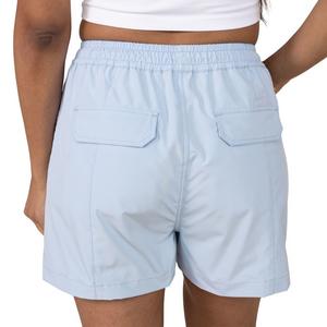Smoke Rise Women's Woven Cargo Shorts - Blue Tint
