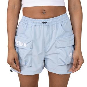 Smoke Rise Women's Woven Cargo Shorts - Blue Tint