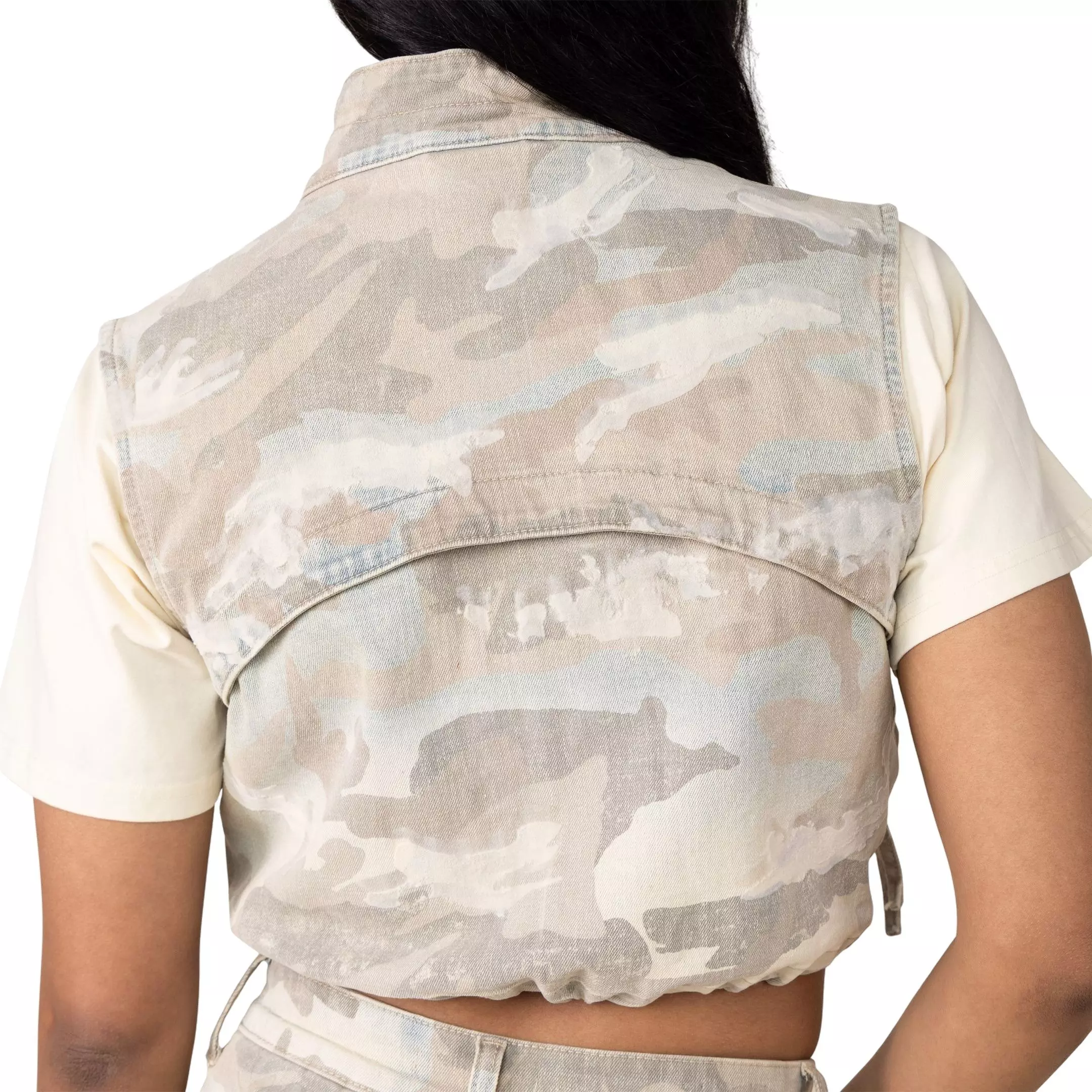 Smoke Rise Women's Denim Camo Vest - CAMOUFLAGE