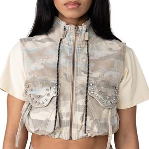 Smoke Rise Women's Denim Camo Vest