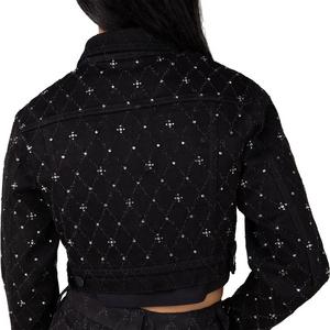 Smoke Rise Women's Cropped Rhinestone Jacket