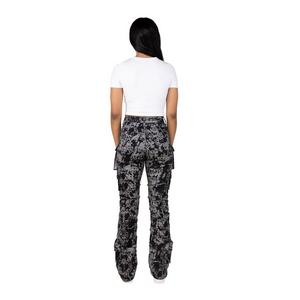 Smoke Rise Women's High Rise Stacked Met Twill Pants