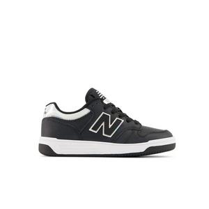 New Balance 480 "Black/Chrome" Preschool Girls' Shoe