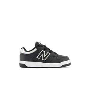 New Balance 480 "Black/Chrome" Toddler Girls' Shoe