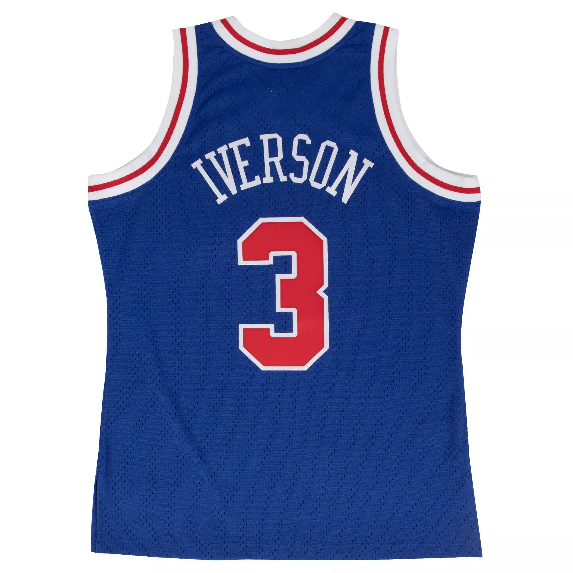 Mitchell & Ness Men's Philadelphia 76ers Alan Iverson Alternate Jersey-Royal - ROYAL