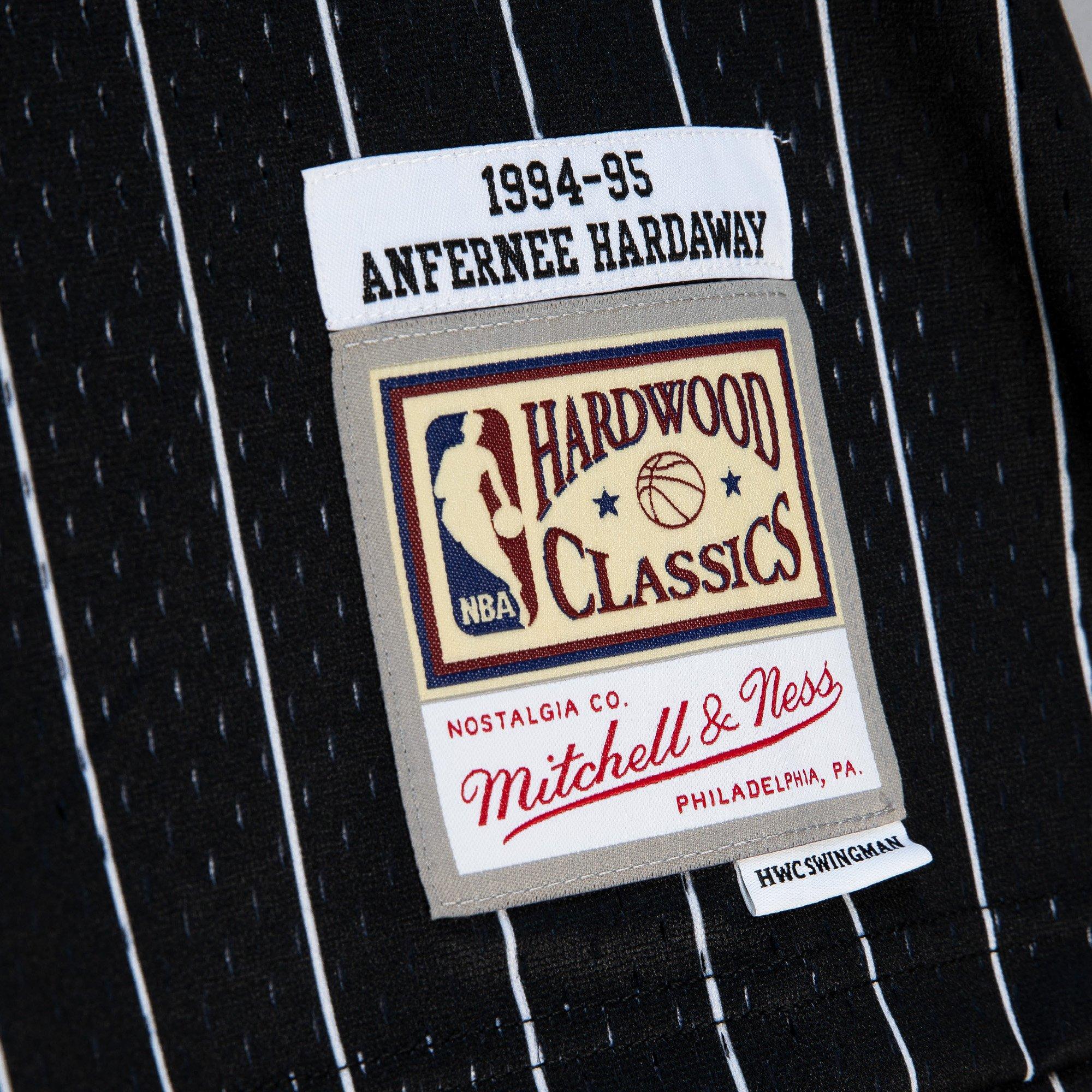 Mitchell & Ness Men's Orlando Magic Penny Hardaway Alternate Jersey-Black - BLACK Thumbnail View 4