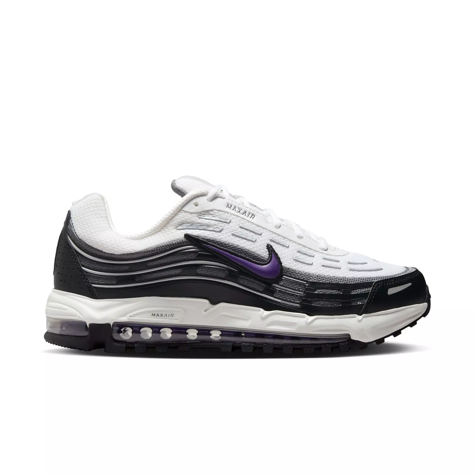 Nike Air Max TL 2.5 "White/Wild Grape/Black/Smoke Grey" Women's Shoe - WHITE/BLACK/PURPLE