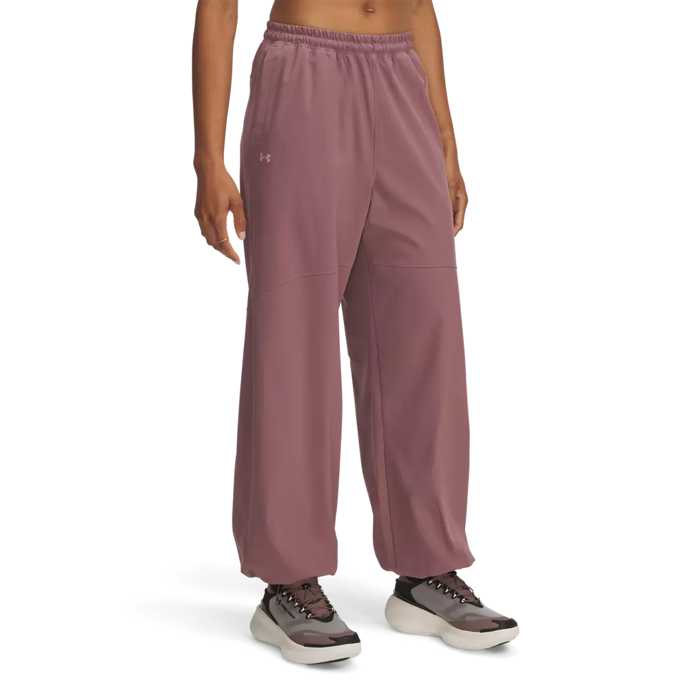 Under Armour Women's Rival Woven Pants - MAROON