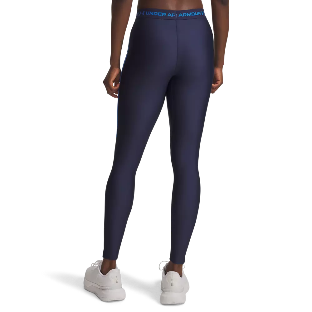 Under Armour Women's HeatGear Rib Leggings - BLUE