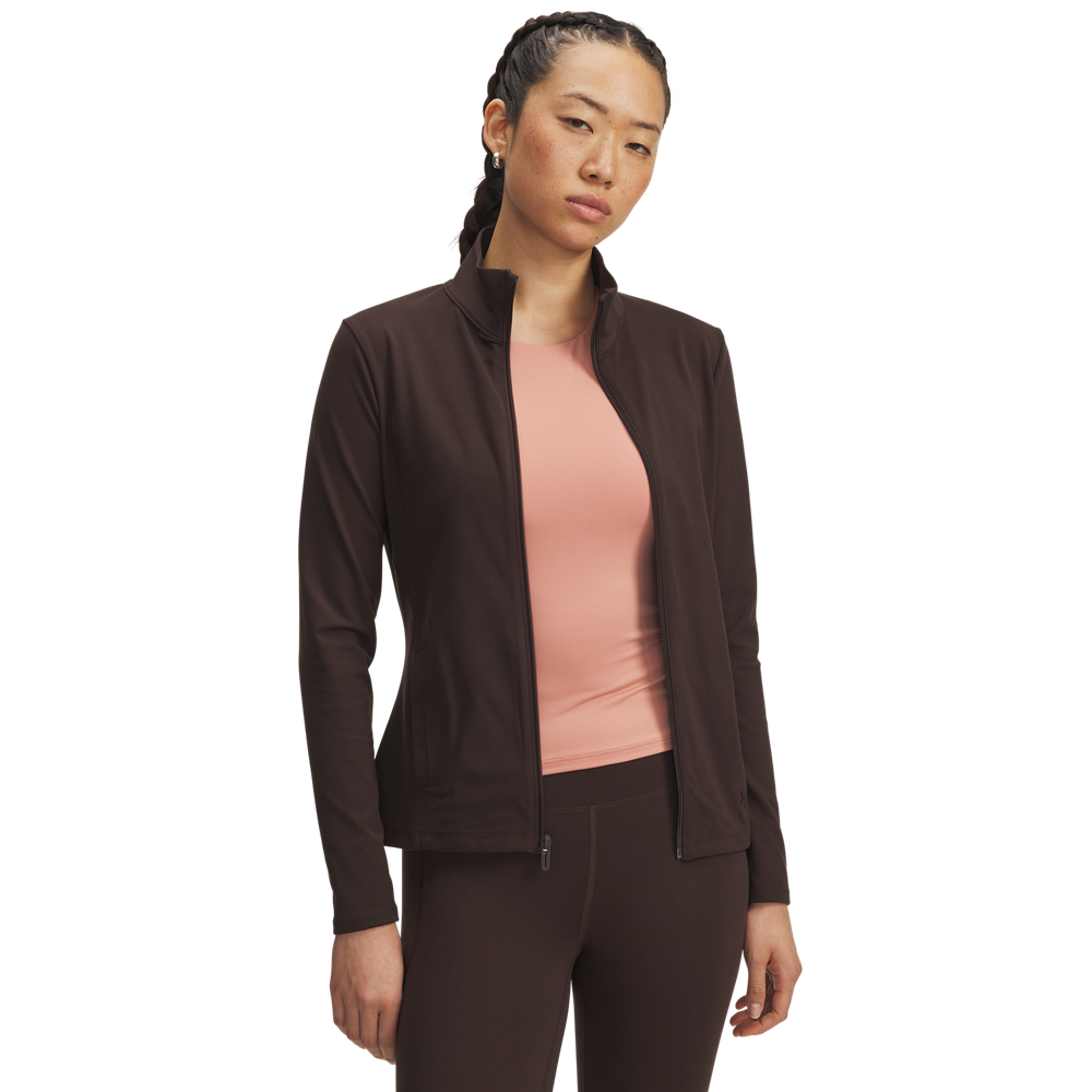 Under Armour Women's Motion Full-Zip Jacket - BROWN Thumbnail View 1