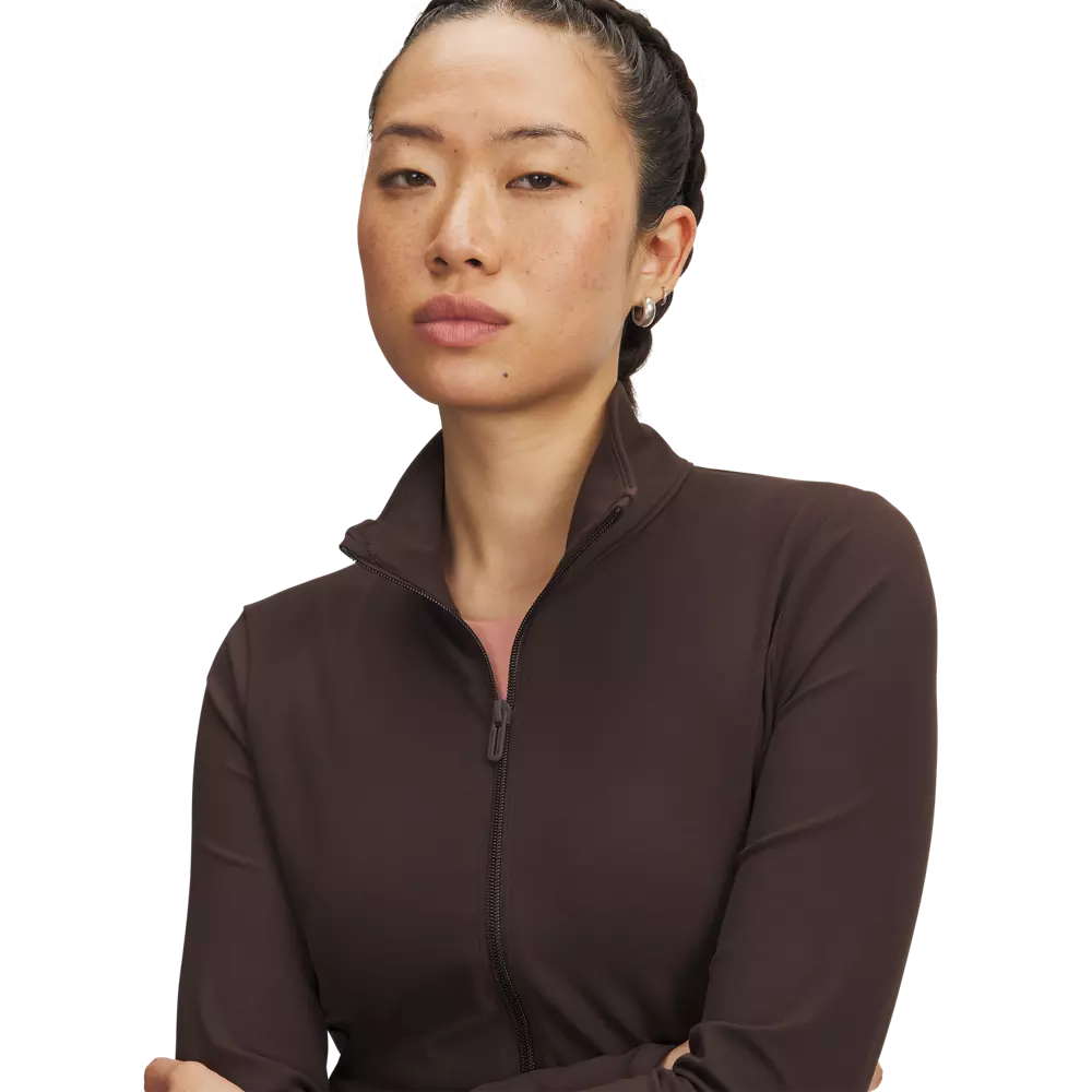 Under Armour Women's Motion Full-Zip Jacket - BROWN