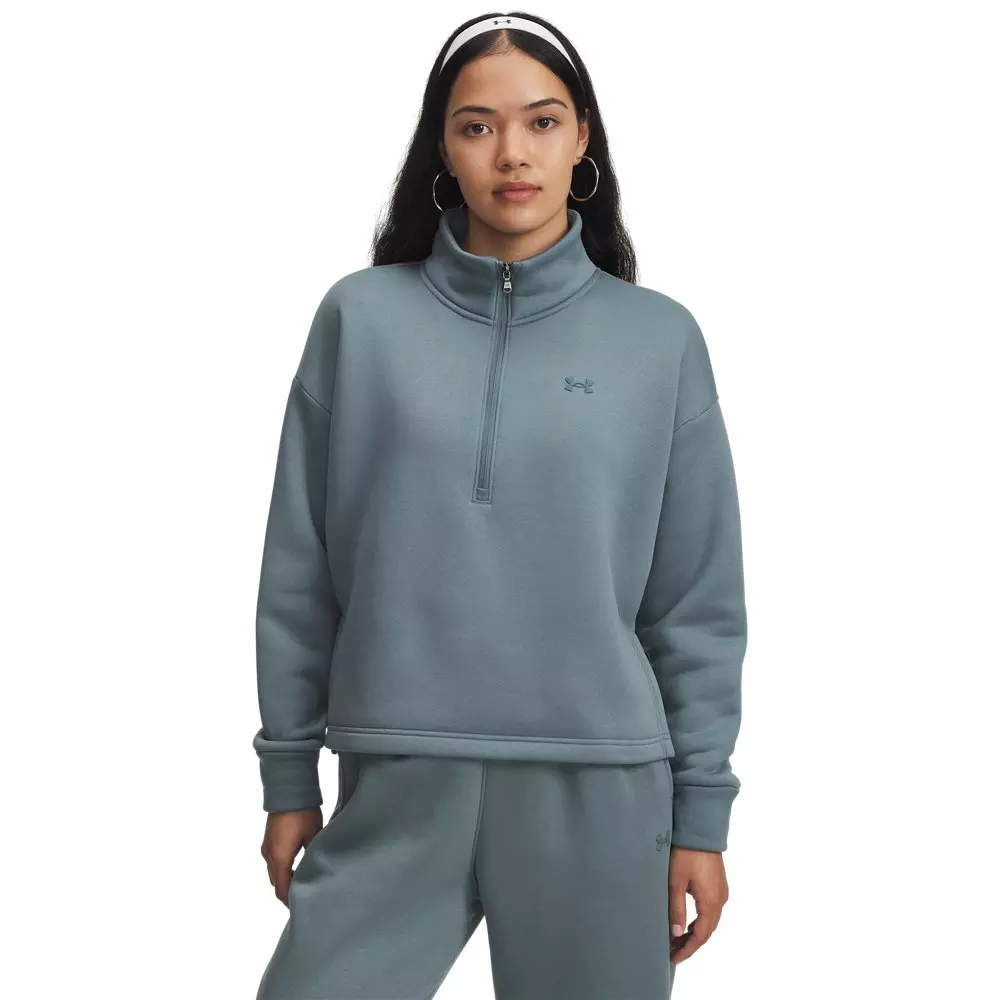 Under Armour Women's Armour Fleece 1/2-Zip Fleece Jacket - TEAL