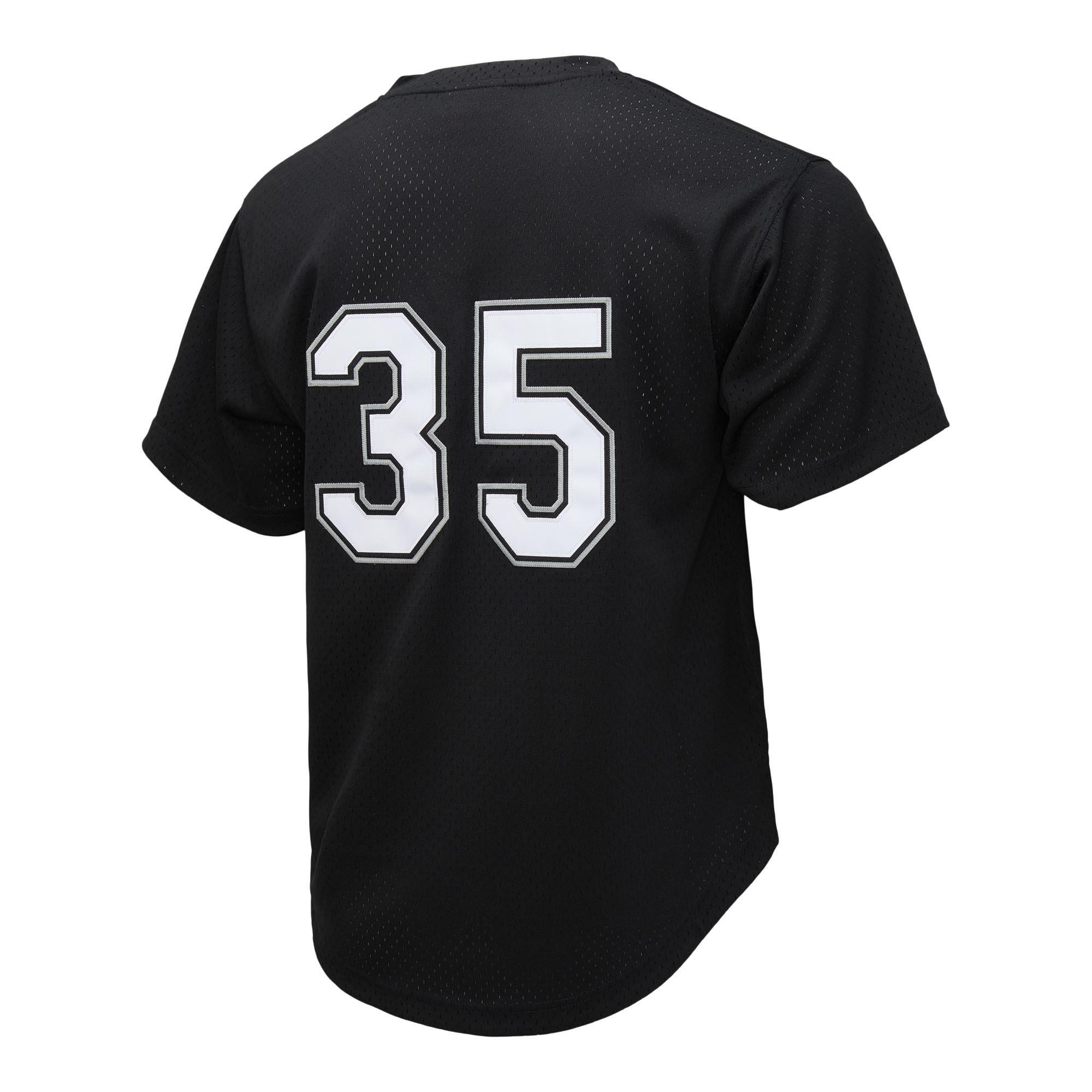 Mitchell & Ness Men's Chicago White Sox Frank Thomas Batting Practice Jersey-Black - BLACK Thumbnail View 2