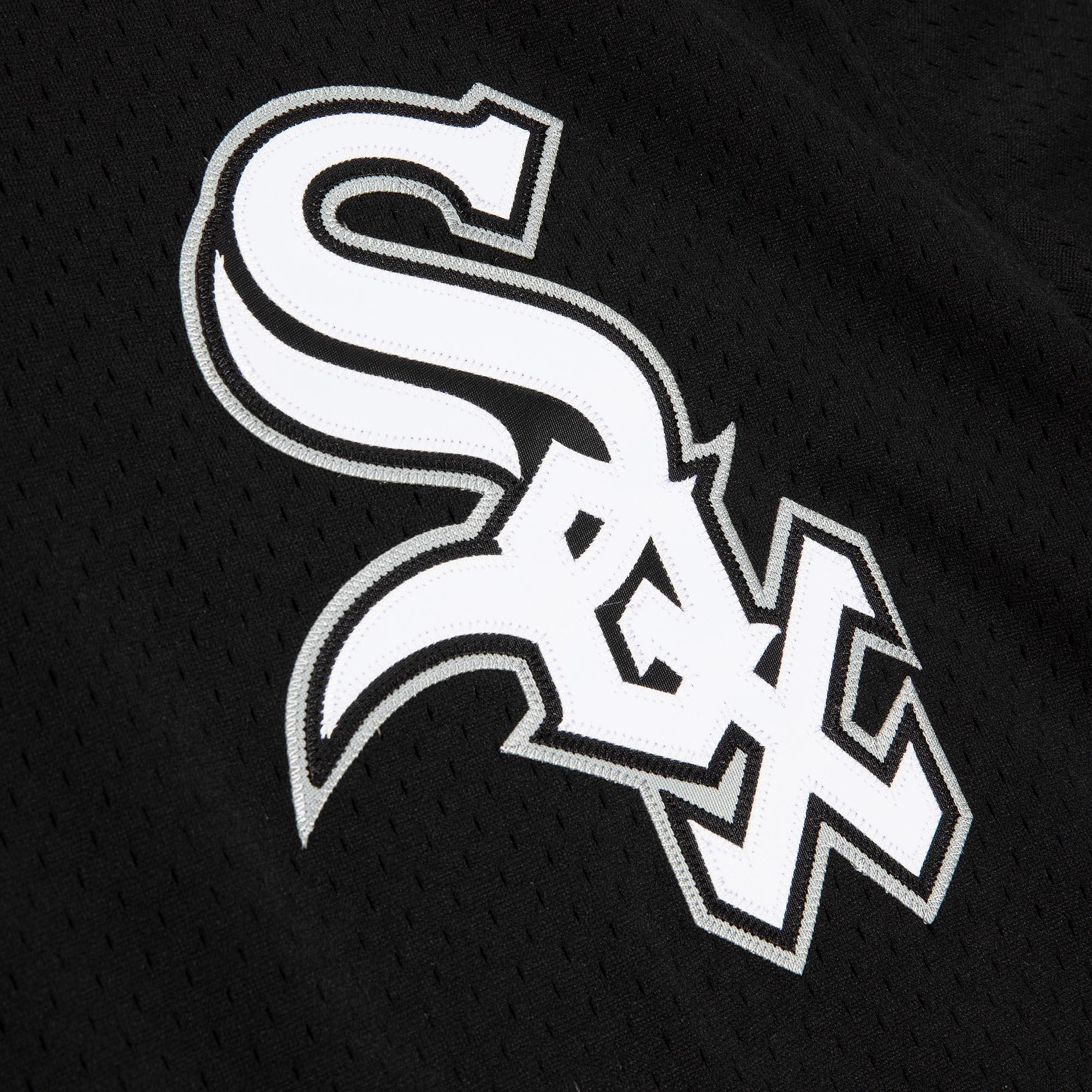 Mitchell & Ness Men's Chicago White Sox Frank Thomas Batting Practice Jersey-Black - BLACK Thumbnail View 3